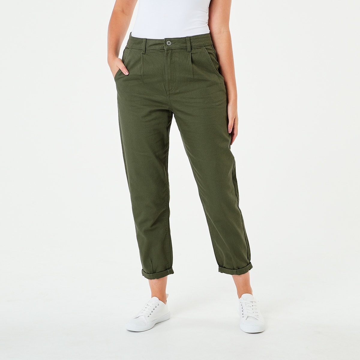 Pleat Front Jeans - Kmart