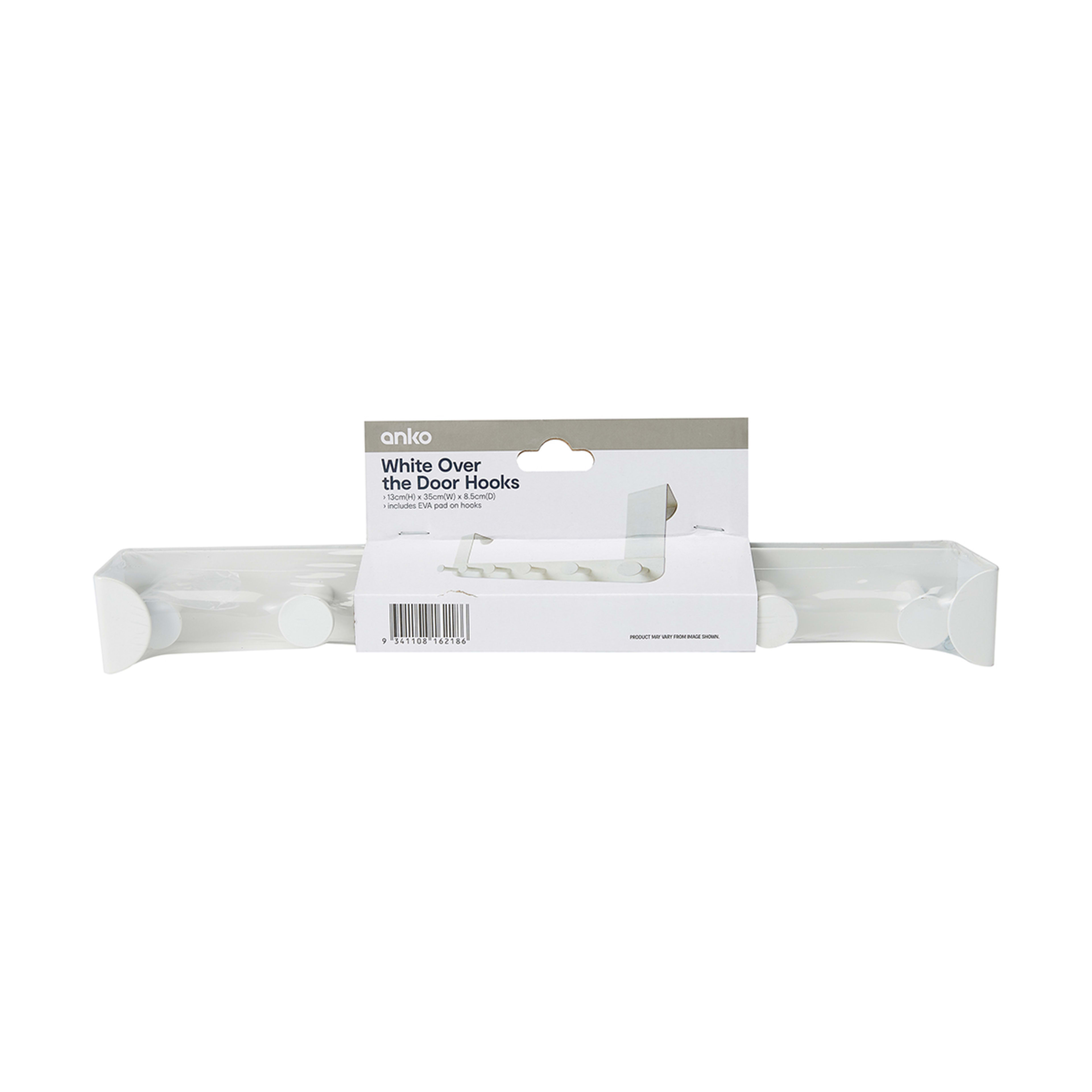 Over the Door Hooks White Kmart