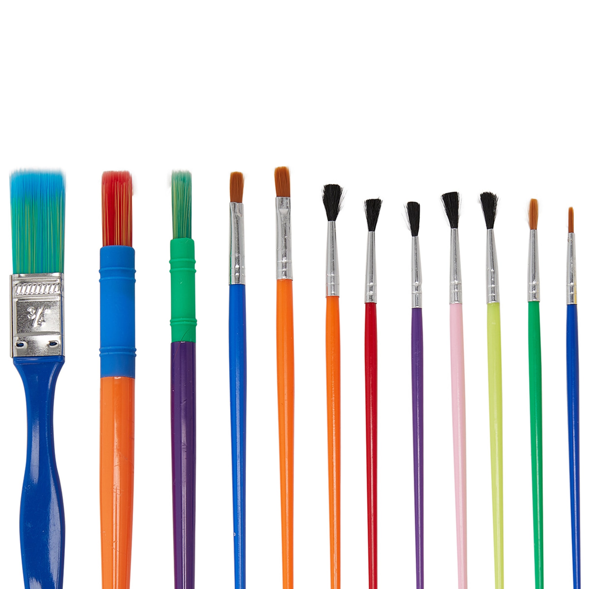 15 Pack Assorted Paint Brushes Kmart NZ