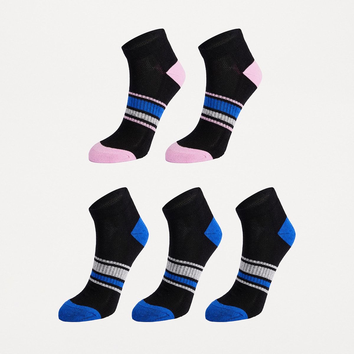 5 Pack Active Anklet Socks with Arch Support Kmart