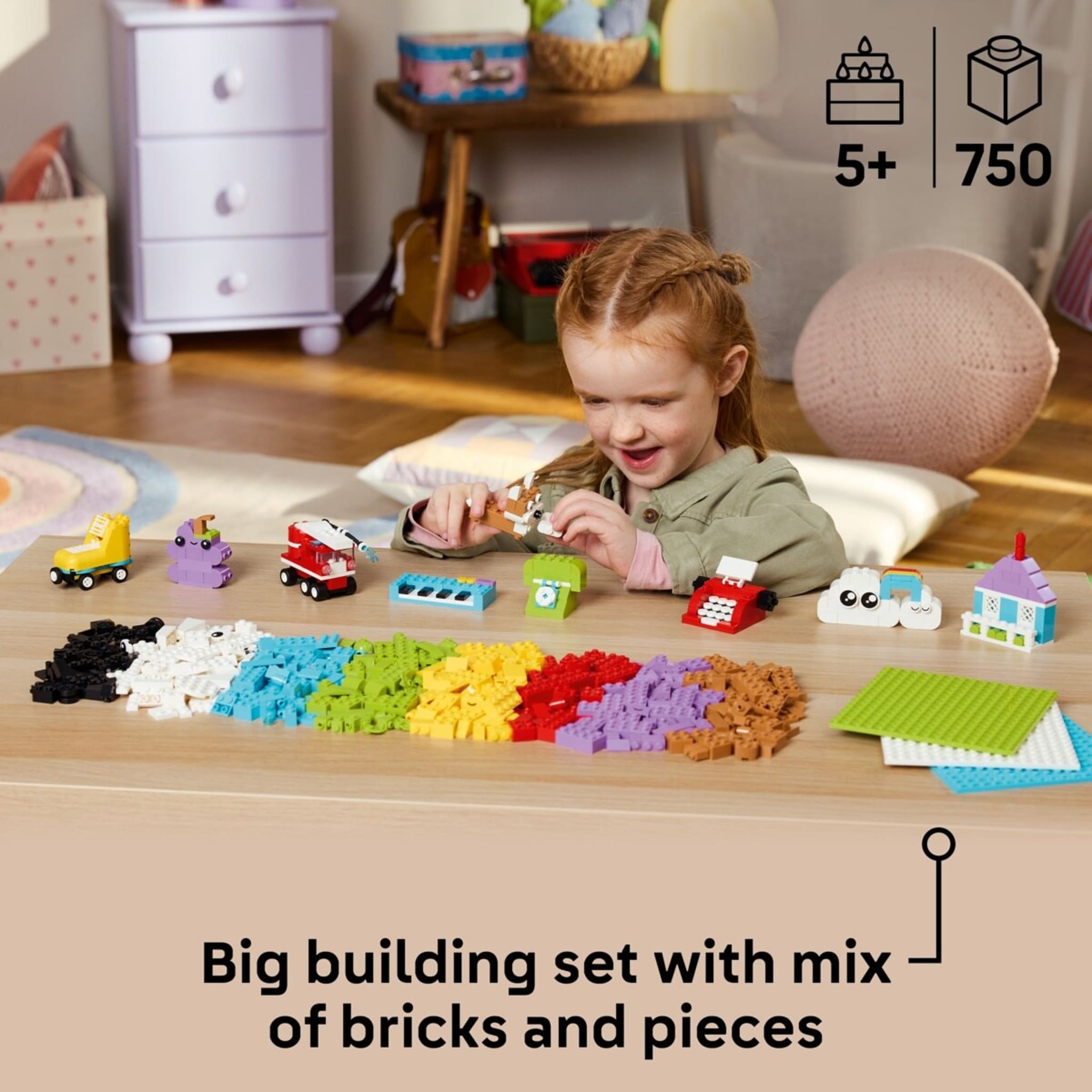 LEGO Classic Creative Build-and-Play Box 11044 - Kmart