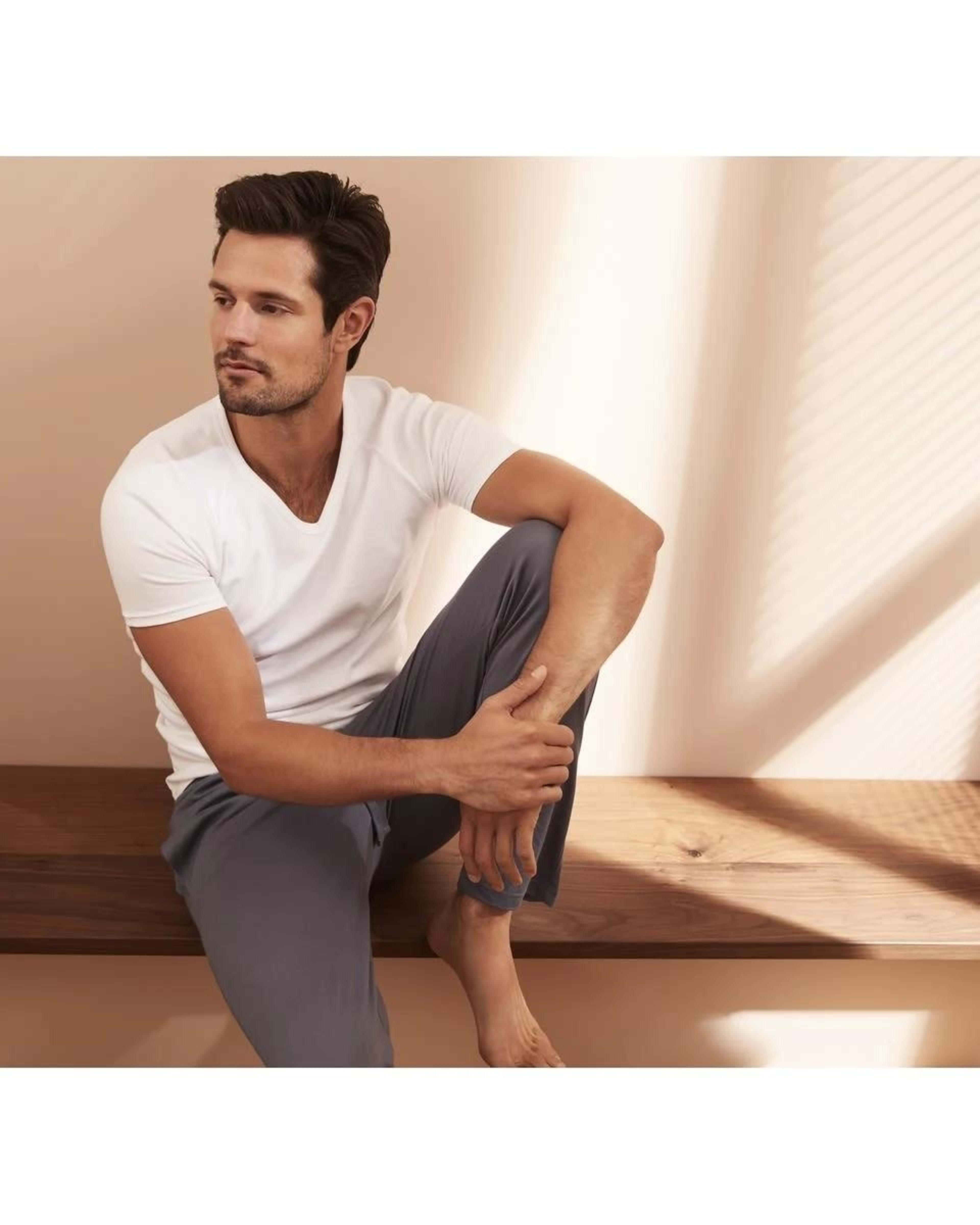 8 2 Pack Raglan Sleeve V-Neck Tee WHITE, 8 of 10