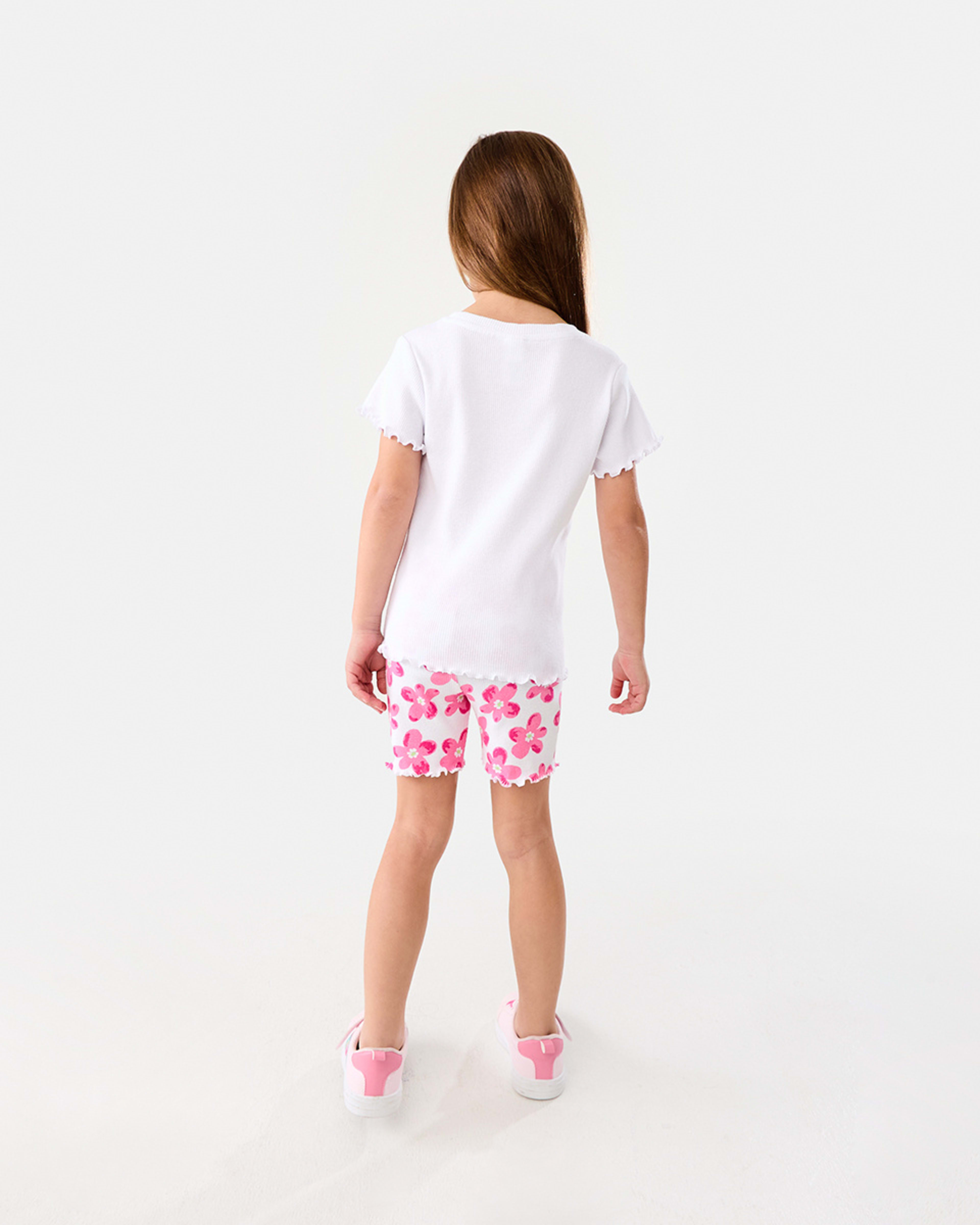 6 Short Sleeve Rib T-shirt White, 6 of 8