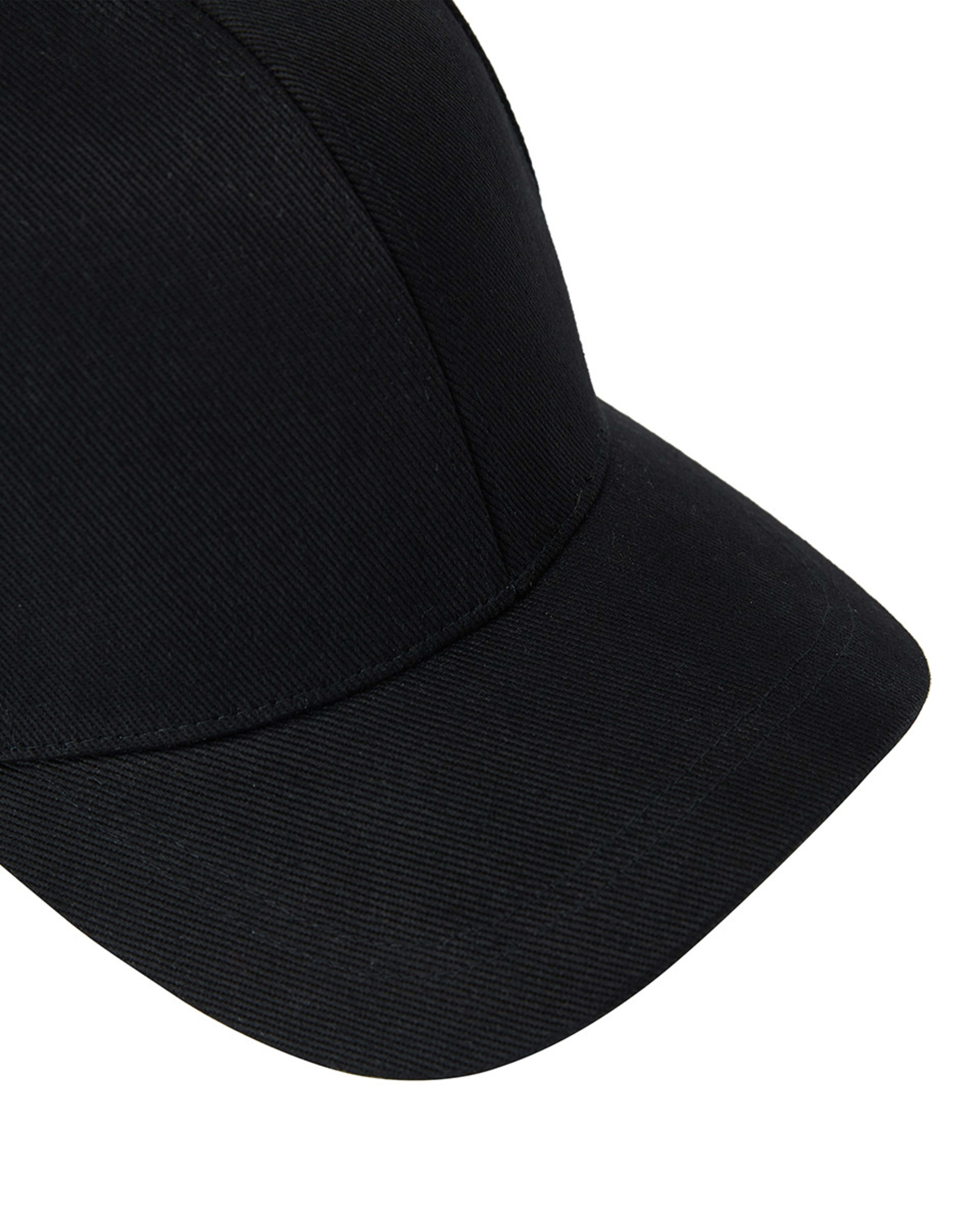 3 Heavy Twill Baseball Cap Black, 3 of 3