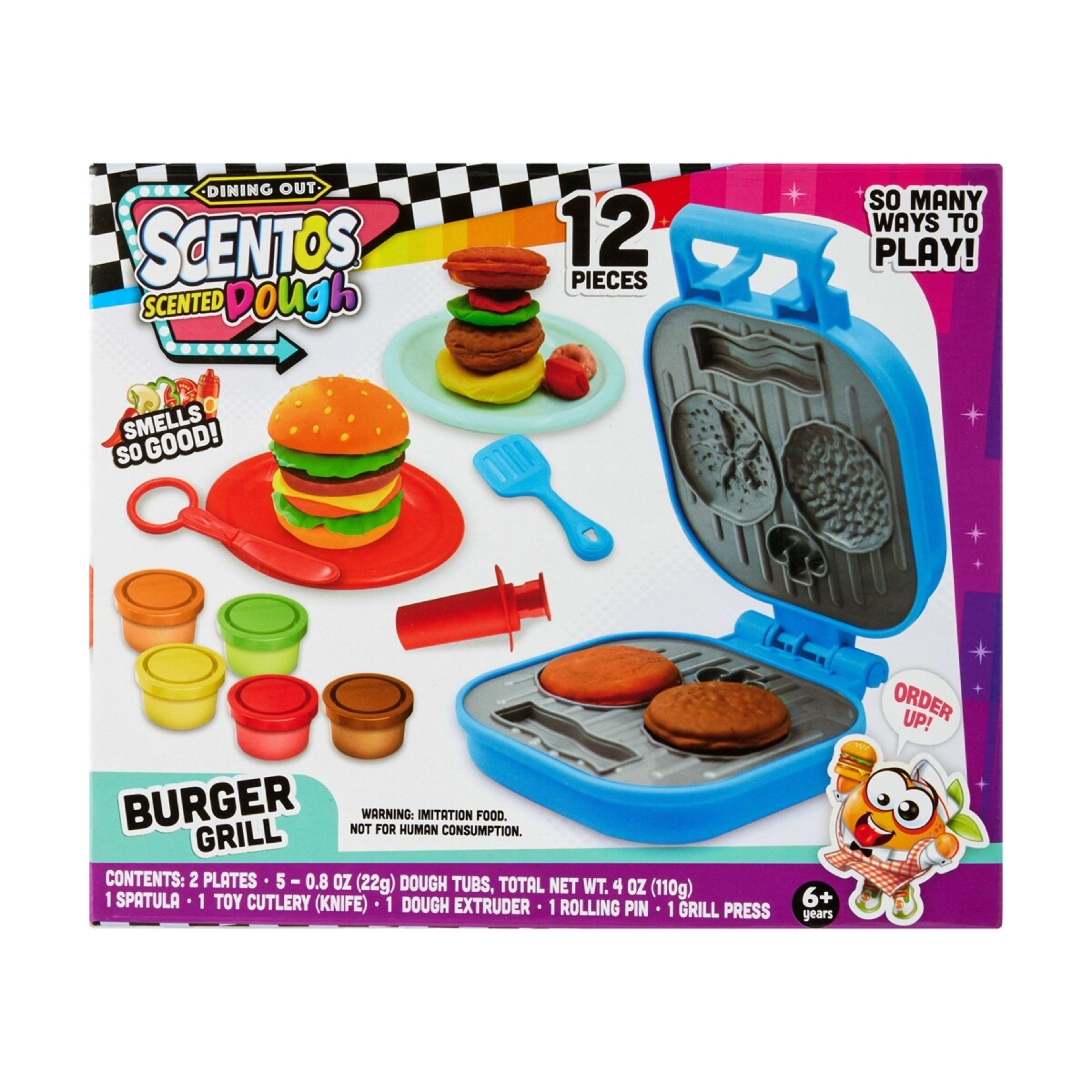 1 12 Piece Scentos Scented Dough Dining Out: Burger Grill