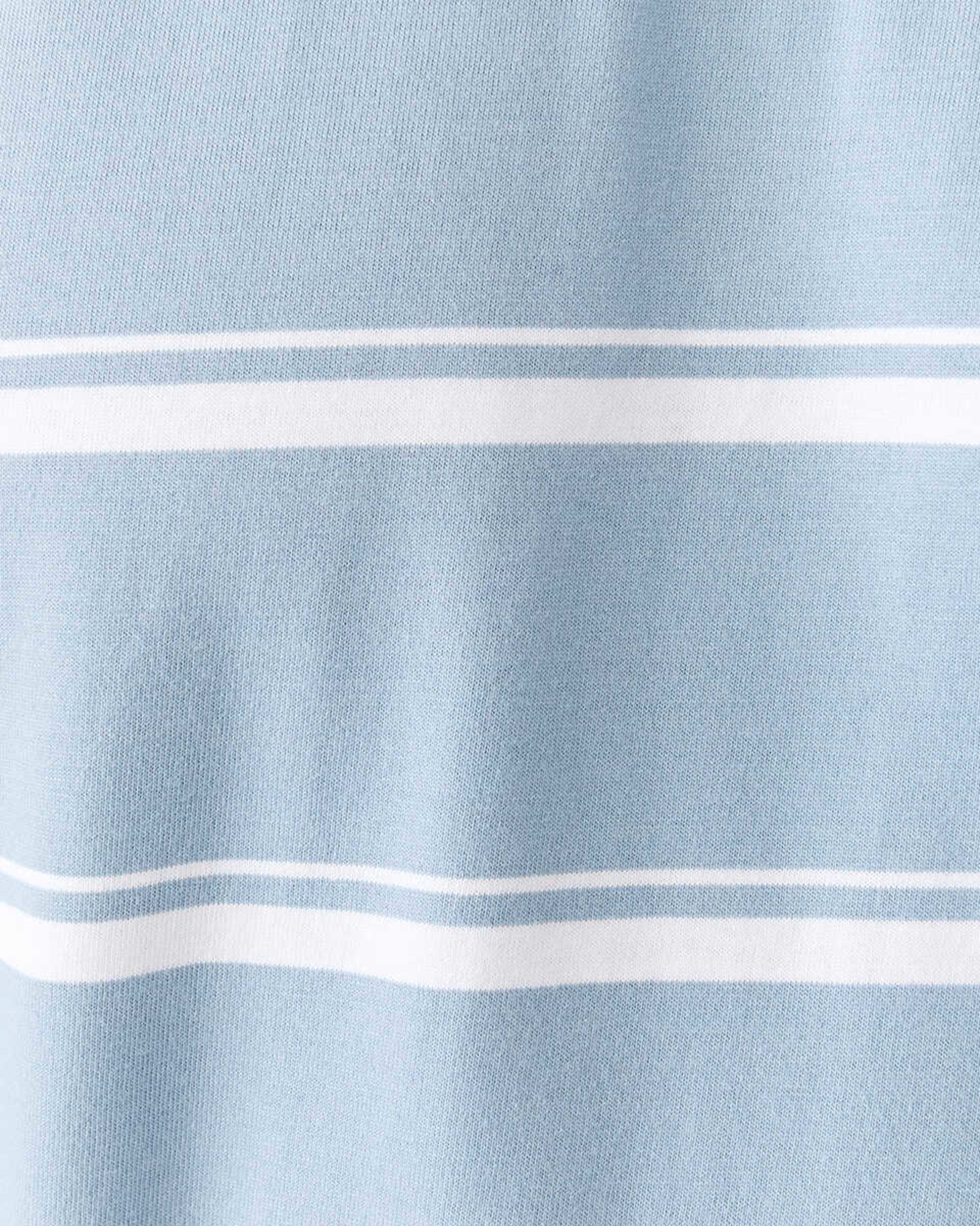 6 Oversized Striped T-Shirt Blu Strp, 6 of 6