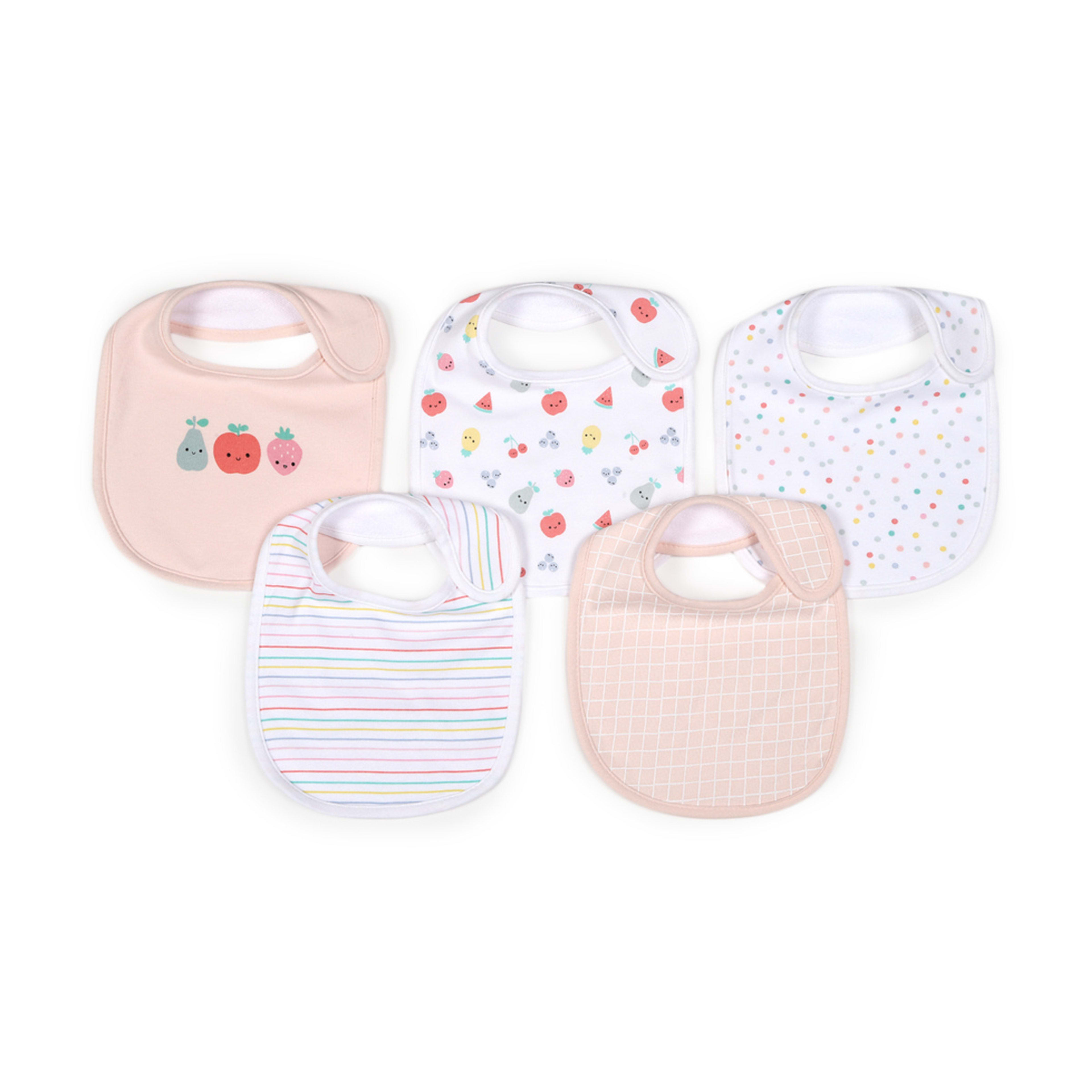 1 5 Pack Bibs - Fruits