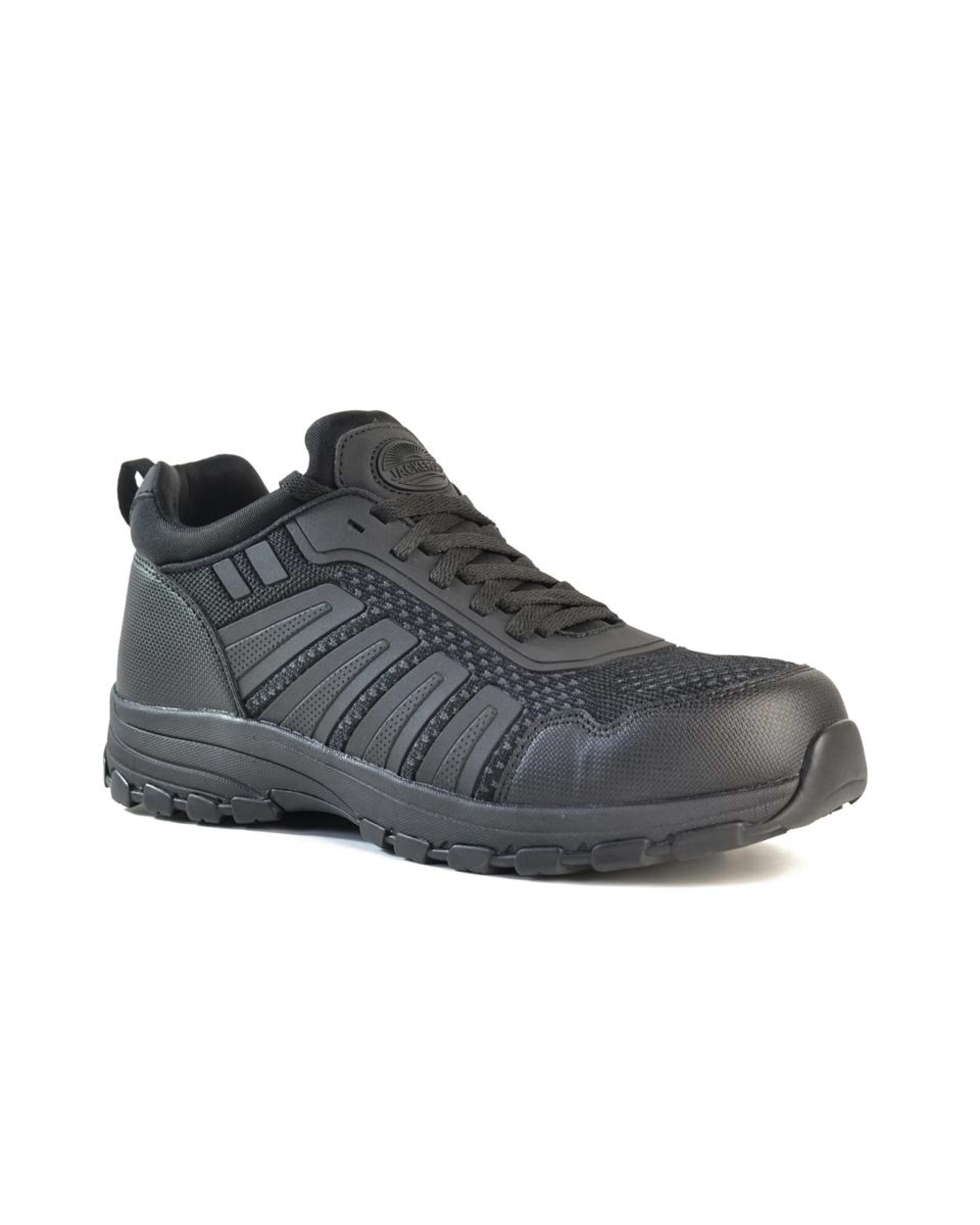 1 Safety Toe Lace Up Joggers BLACK