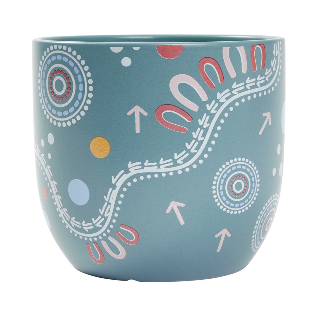 Leaving Footprints Ocean Pot Kmart