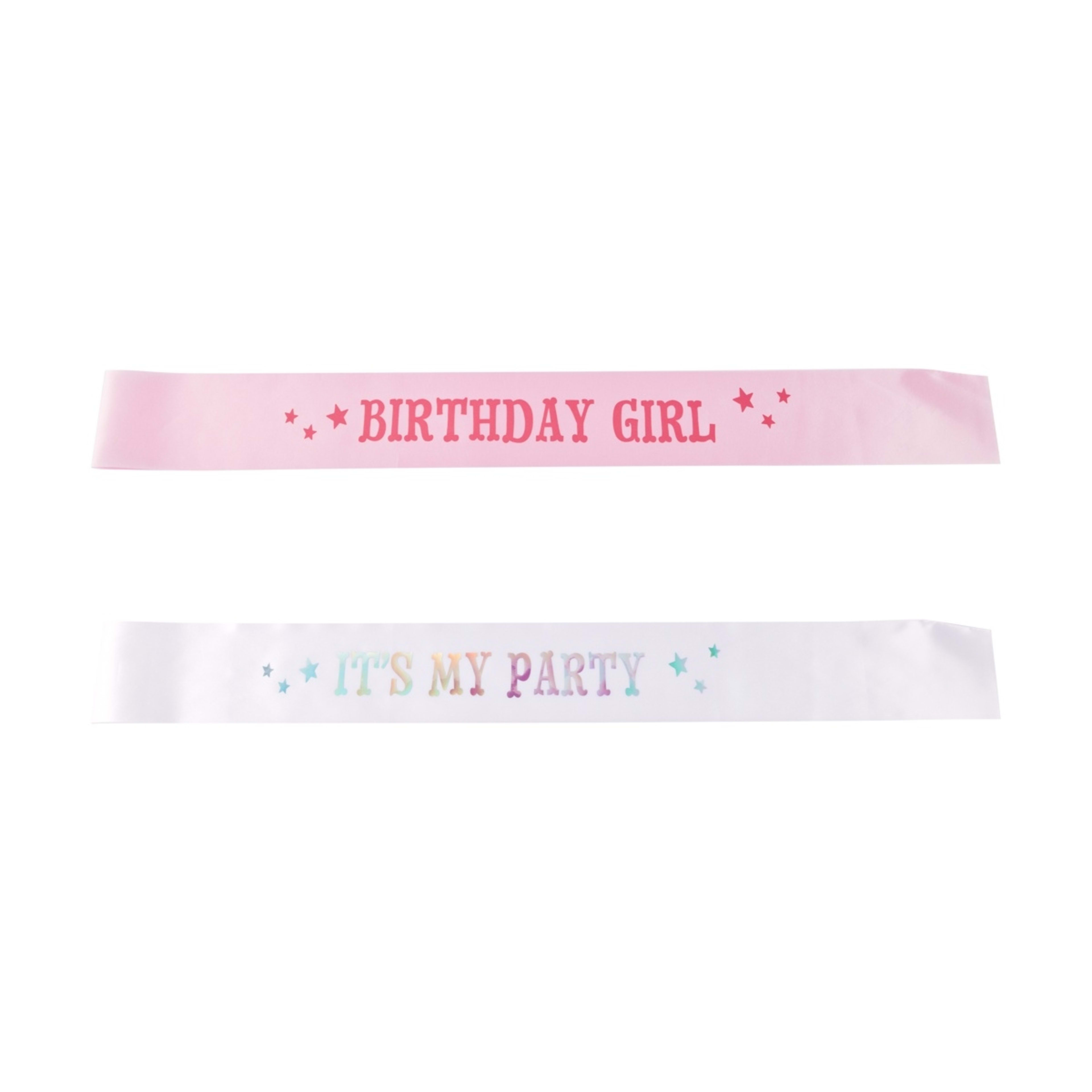 1 Birthday Party Sash - Assorted