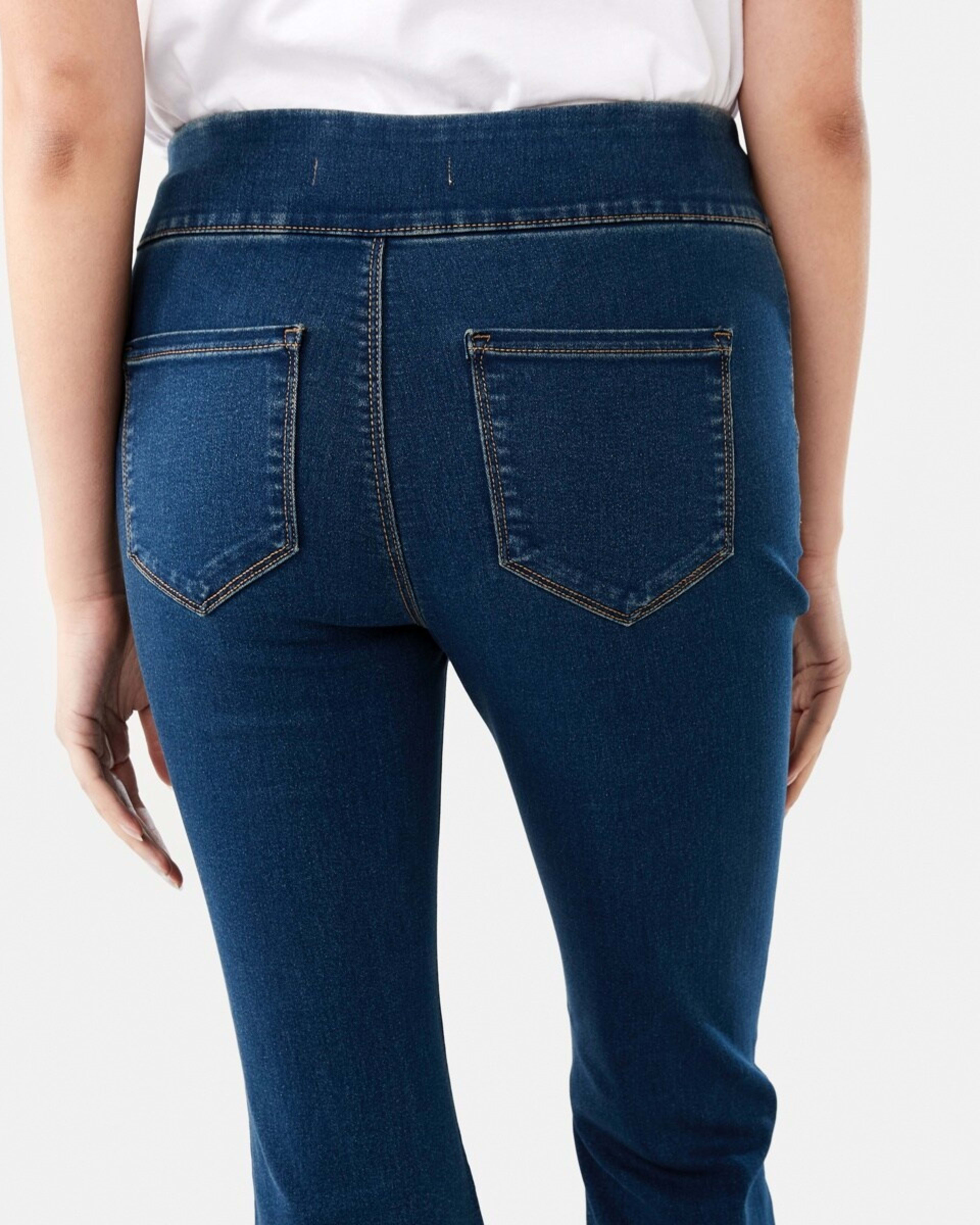 7 Flare Denim Jeggings DARK WASH, 7 of 8