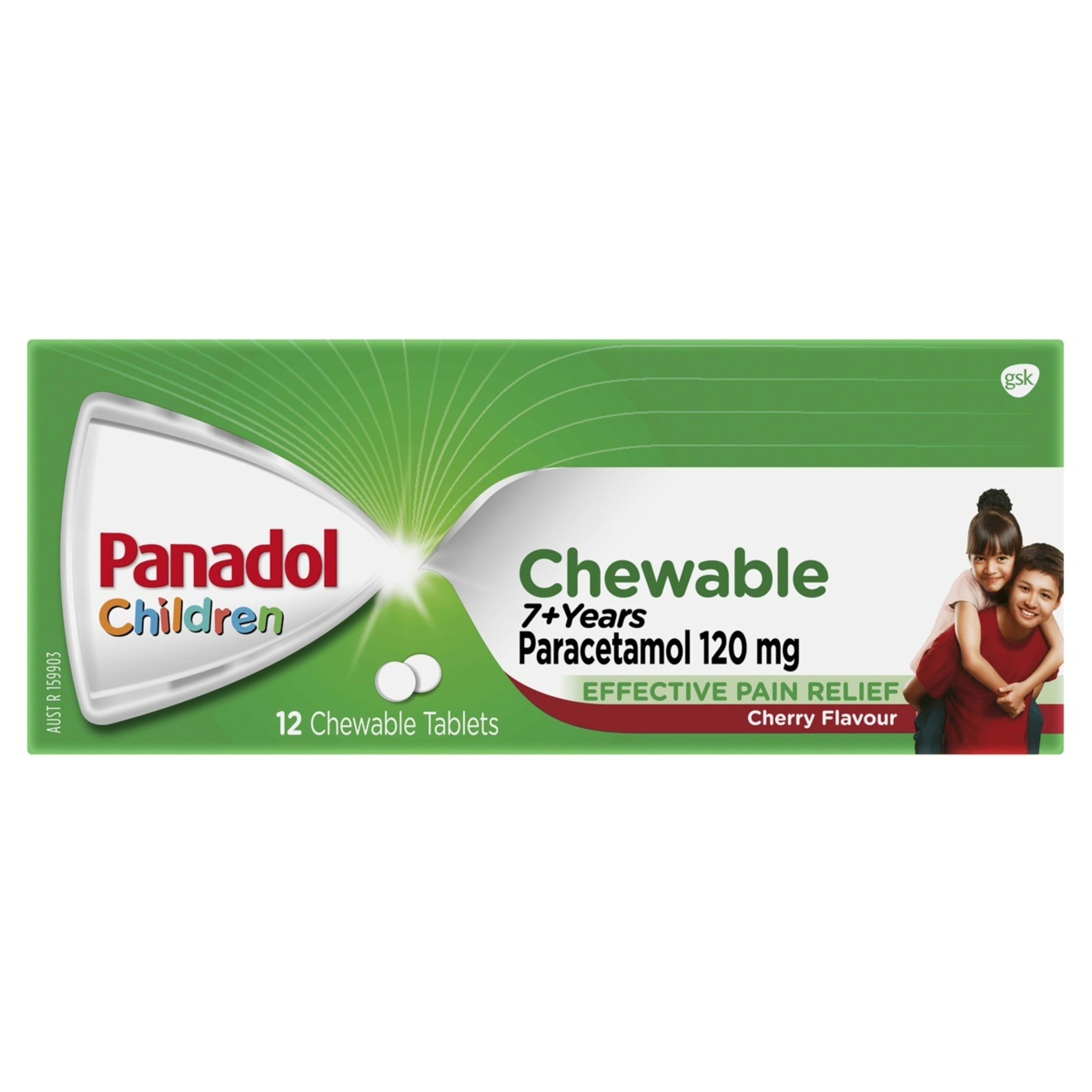 2 12 Pack Panadol Children Chewable Paracetamol 120mg - Cherry Flavour, 2 of 5