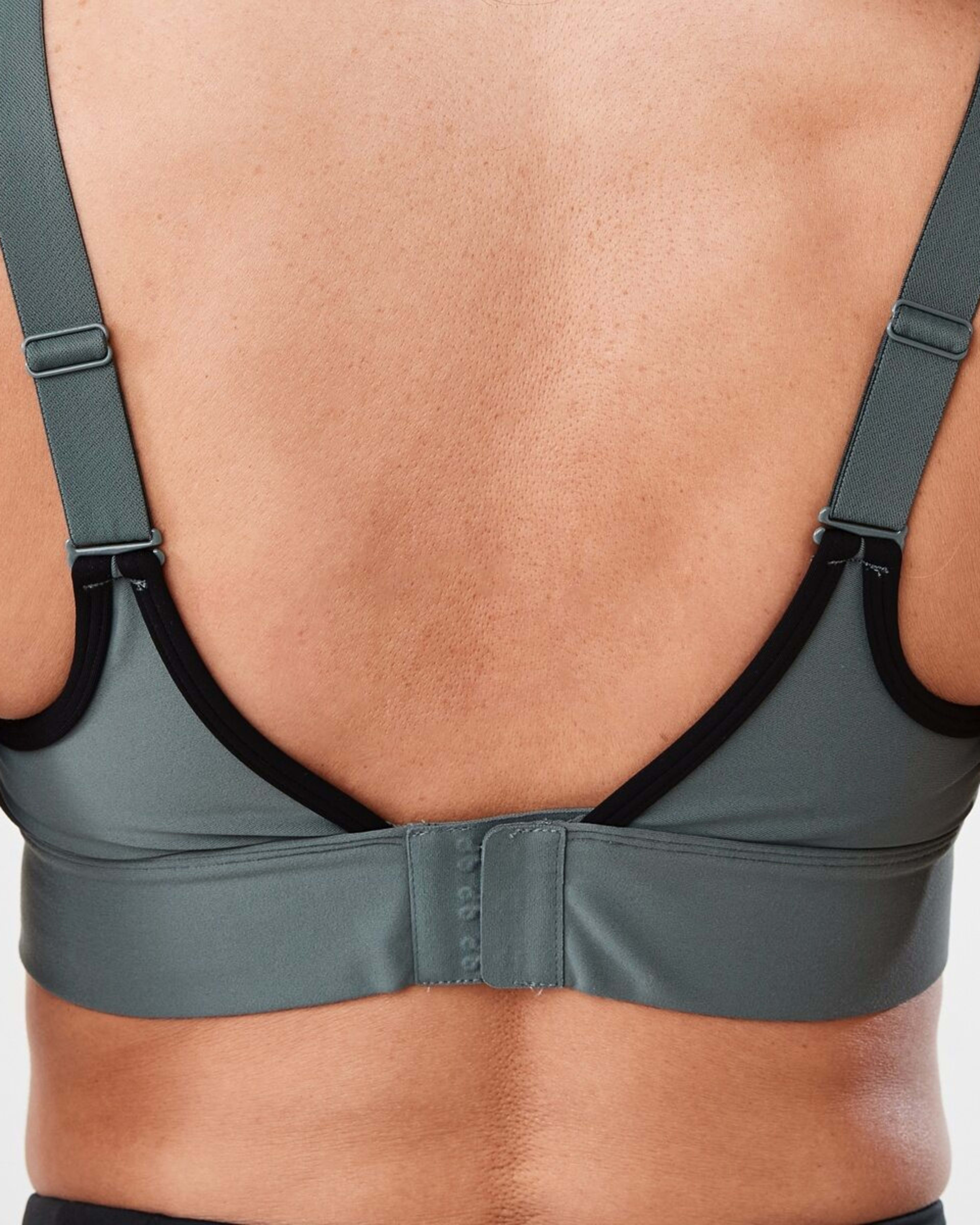 6 Sports Seamfree Crop Top SMOKEY GREEN, BLACK, 6 of 6