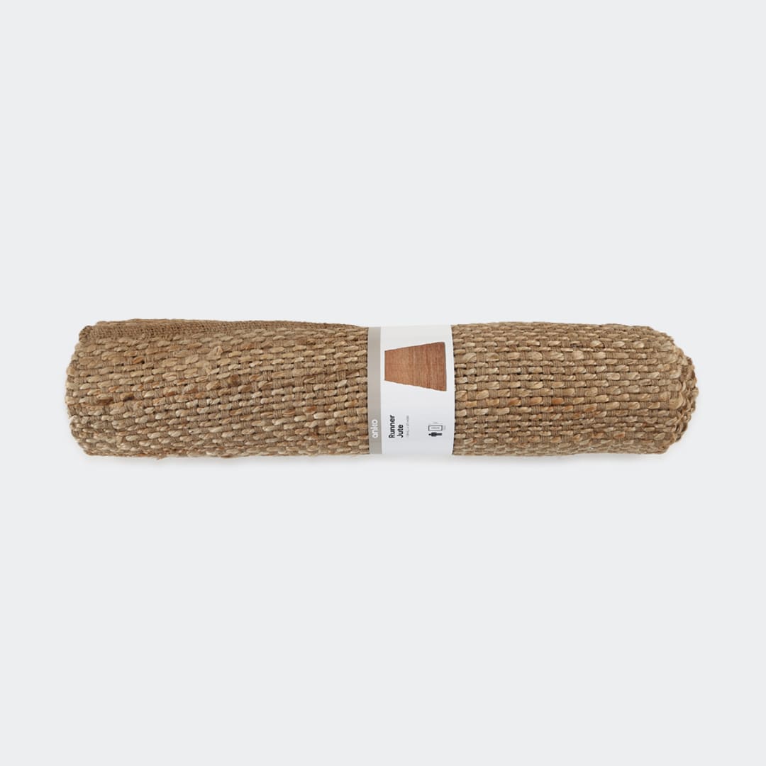 Jute Runner Brown 180cm x 67cm Kmart