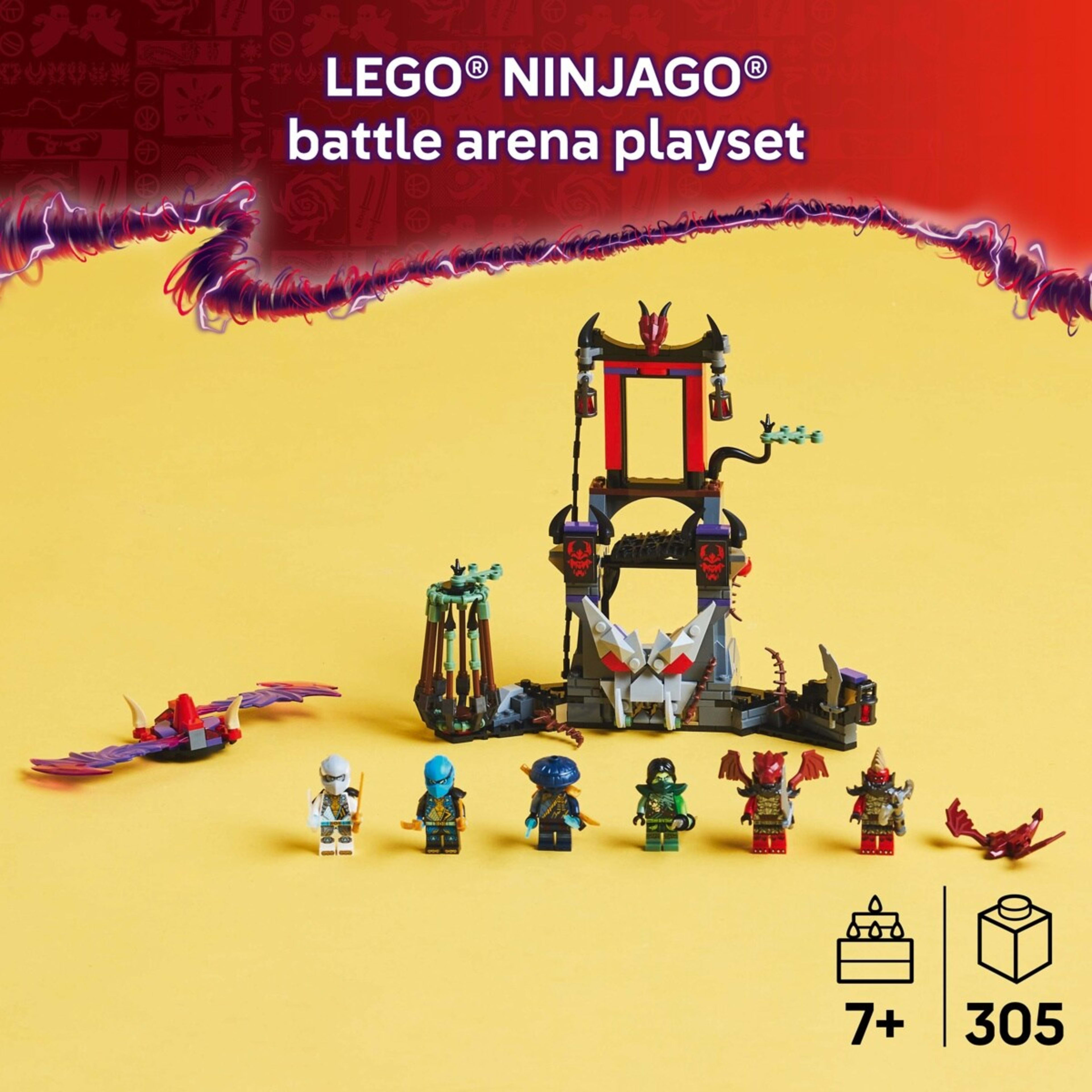 5 LEGO NINJAGO Dragonian Storm Village 71841, 5 of 10