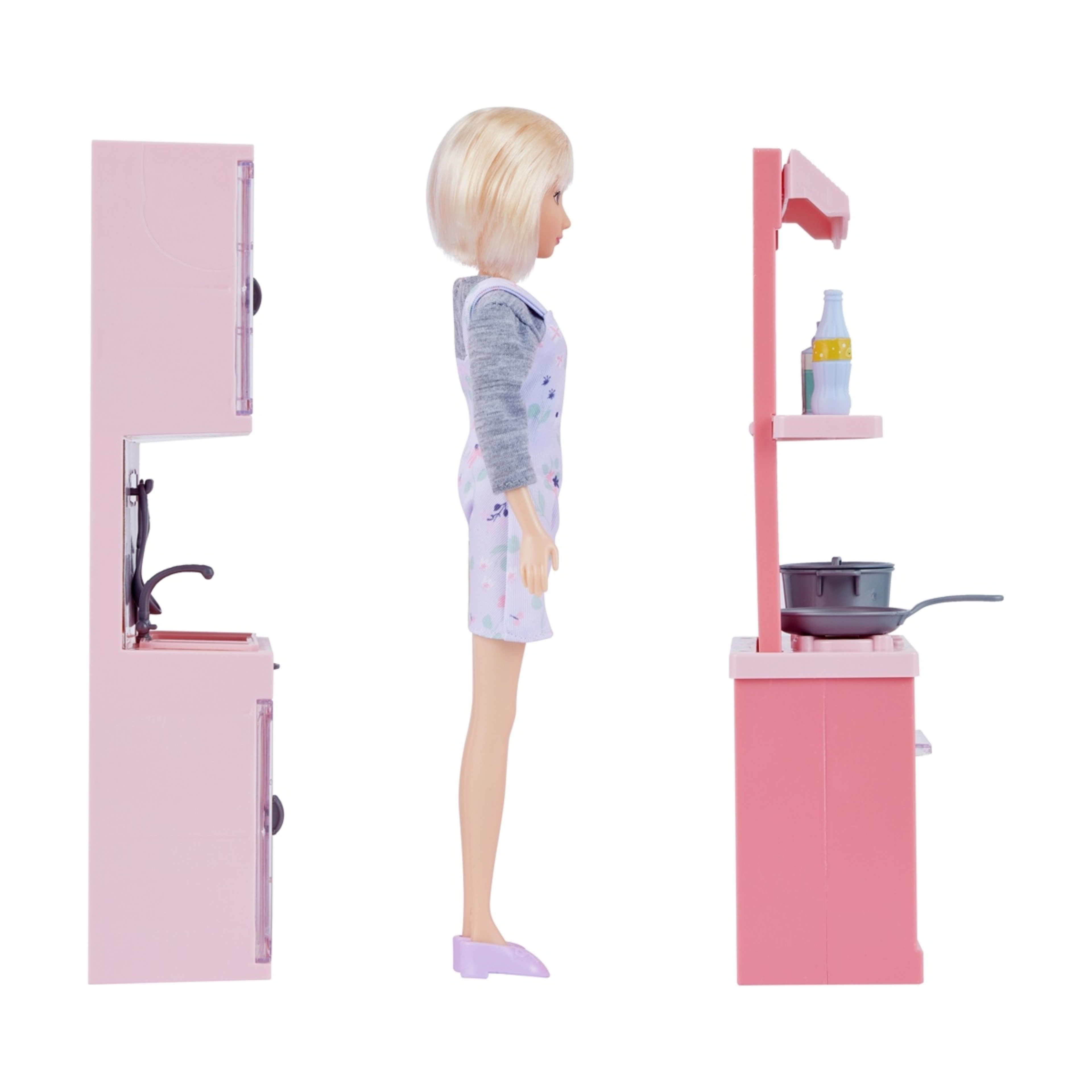 6 12 Piece Fashion Doll Kitchen Set, 6 of 10