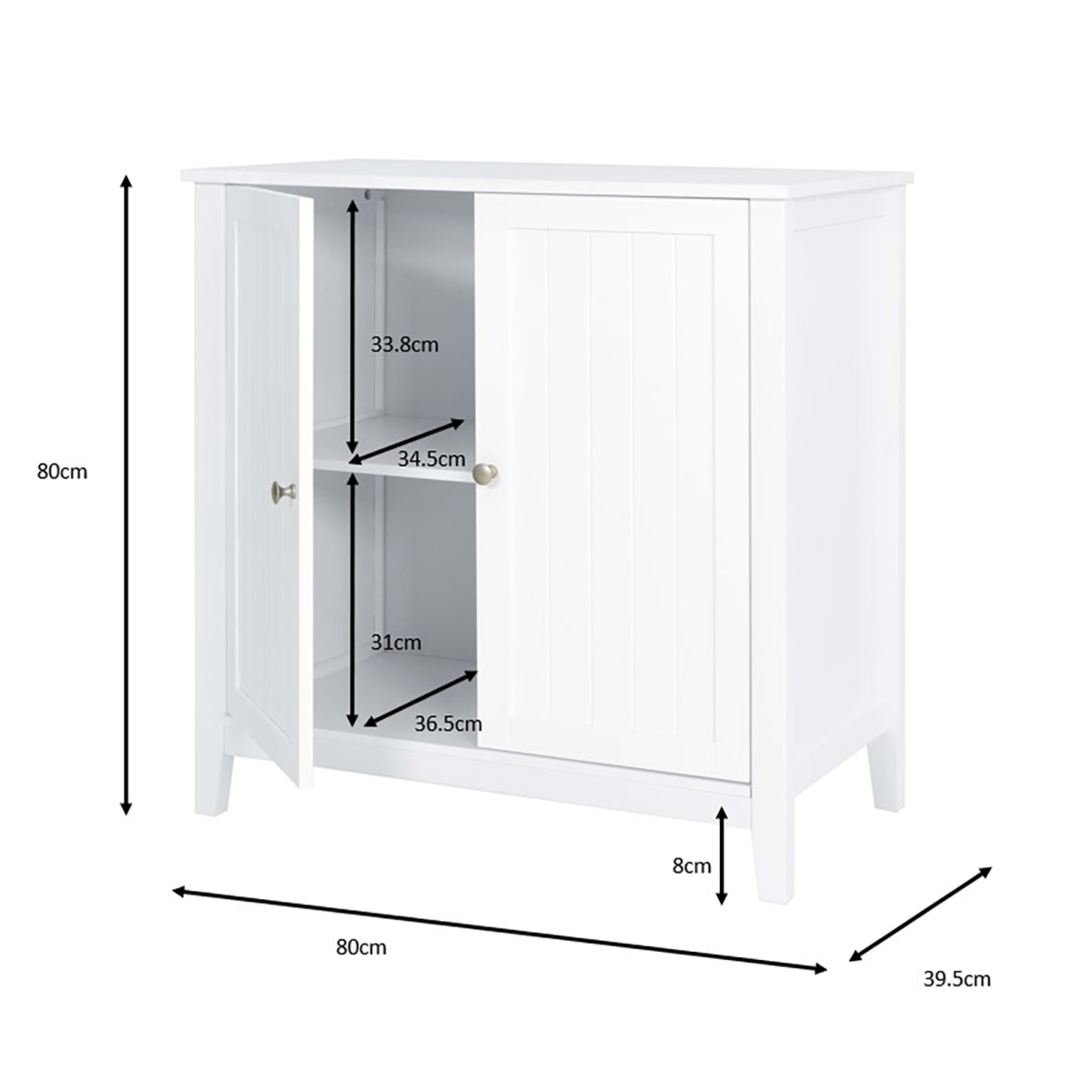 10 Hamptons Adjustable Shelves Cabinet, 10 of 10
