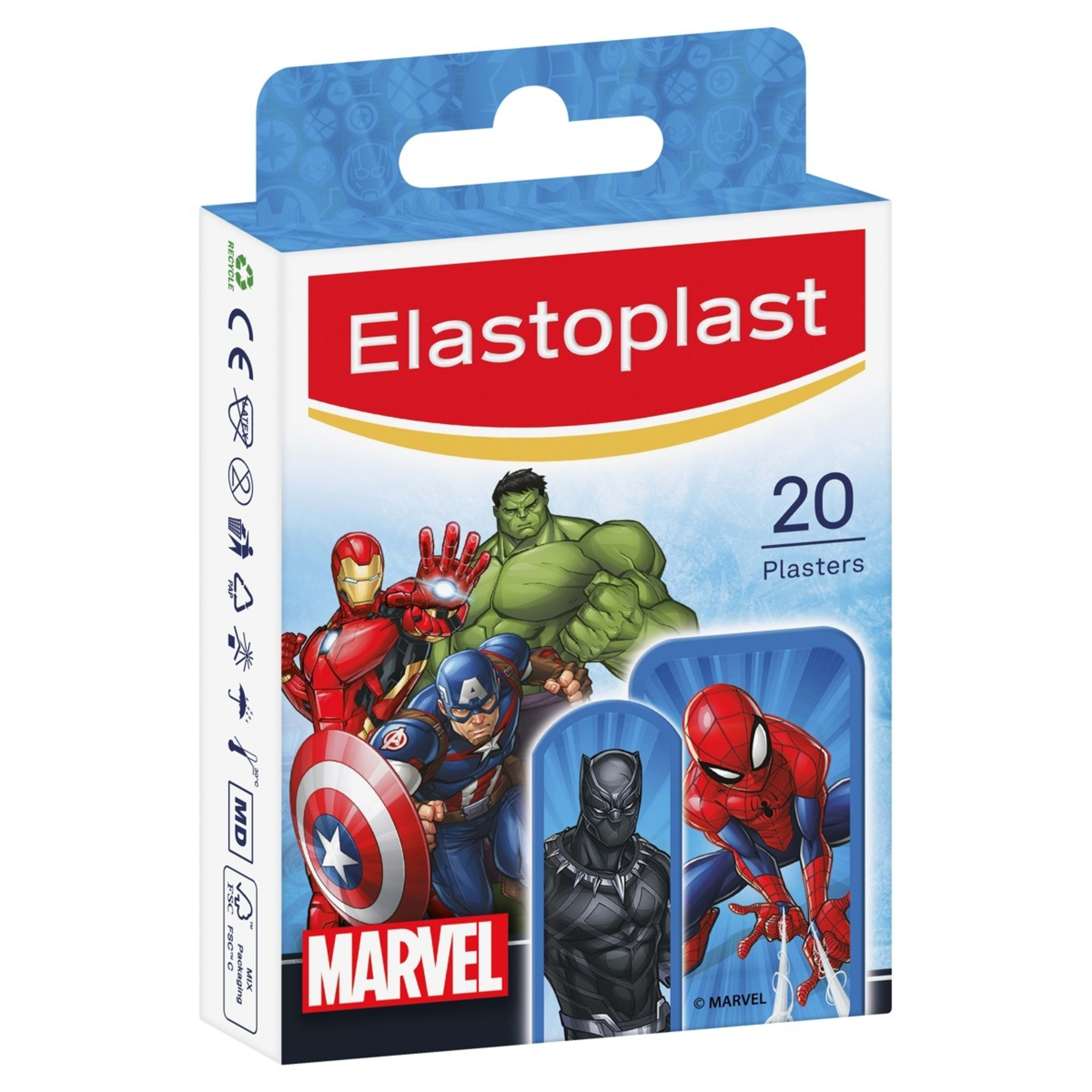 2 20 Pack Marvel Elastoplast Plasters, 2 of 8