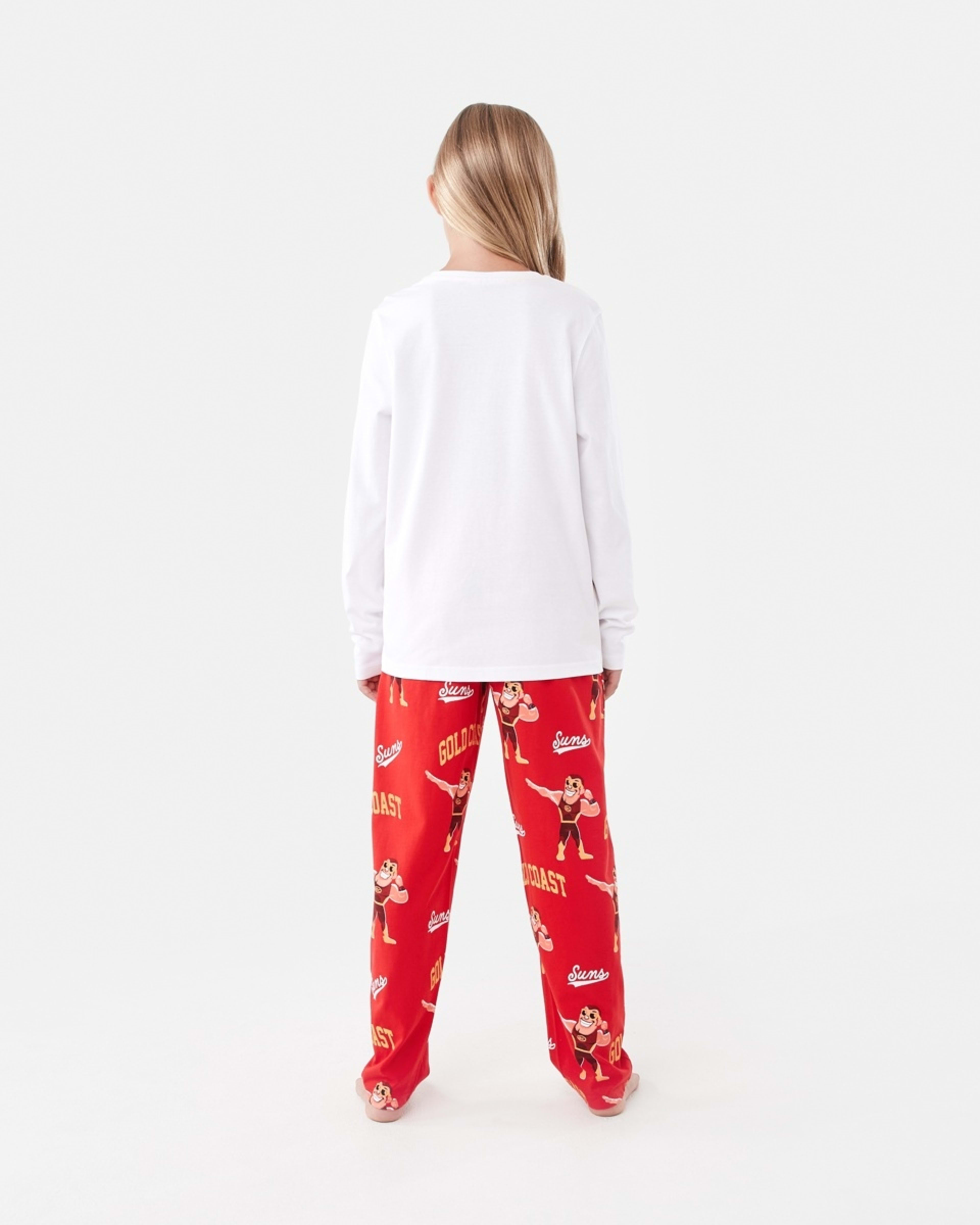 2 Official AFL Kids Pyjama Set Gc Suns, 2 of 9