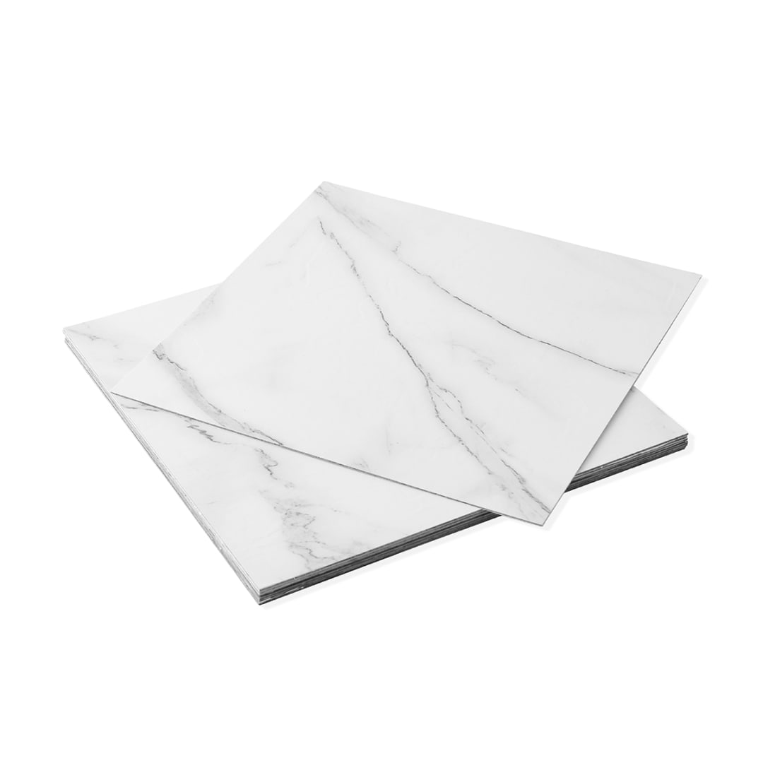 8 Pack Vinyl Floor Tiles Marble Look Kmart