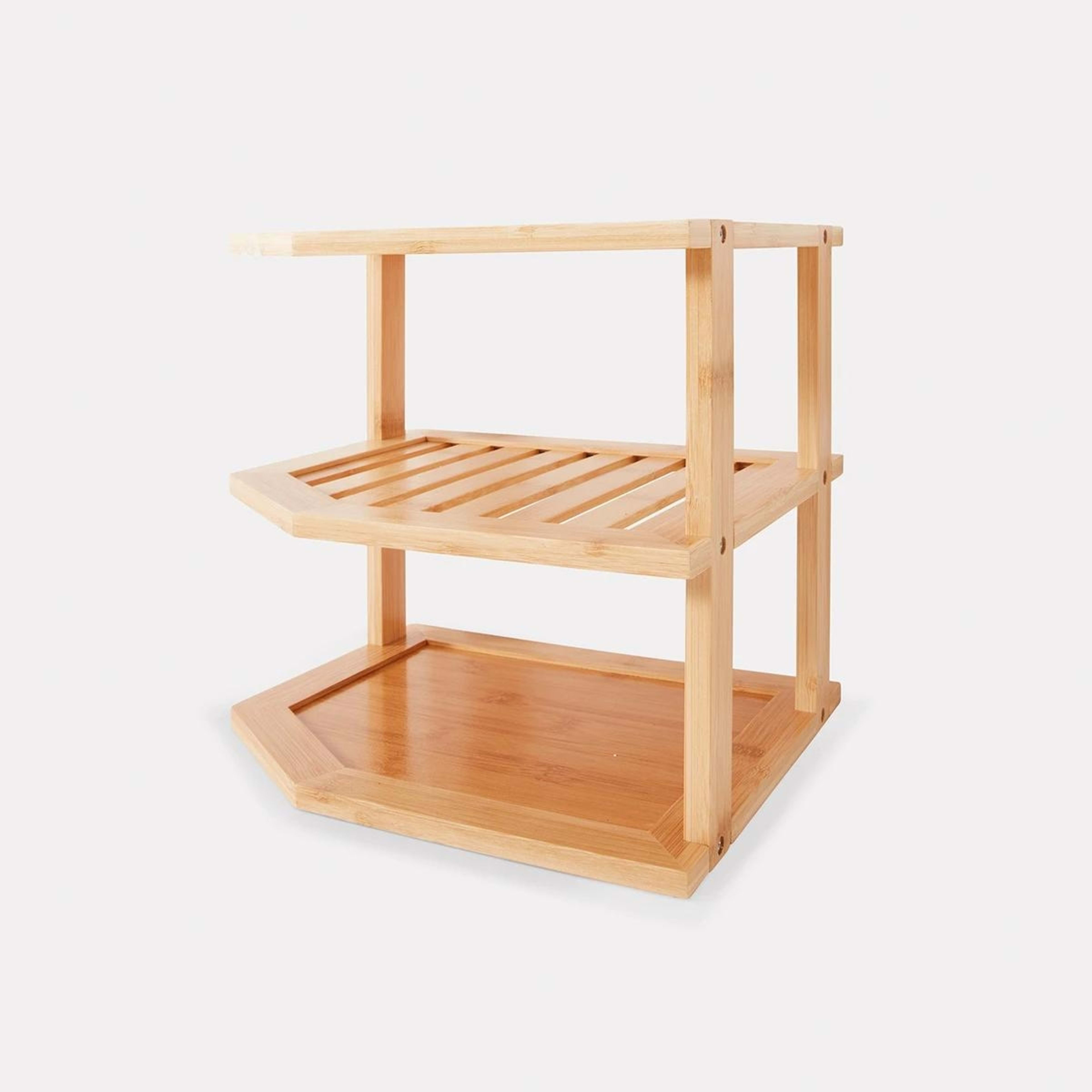 2 3 Tier Bamboo Pantry Shelf, 2 of 5
