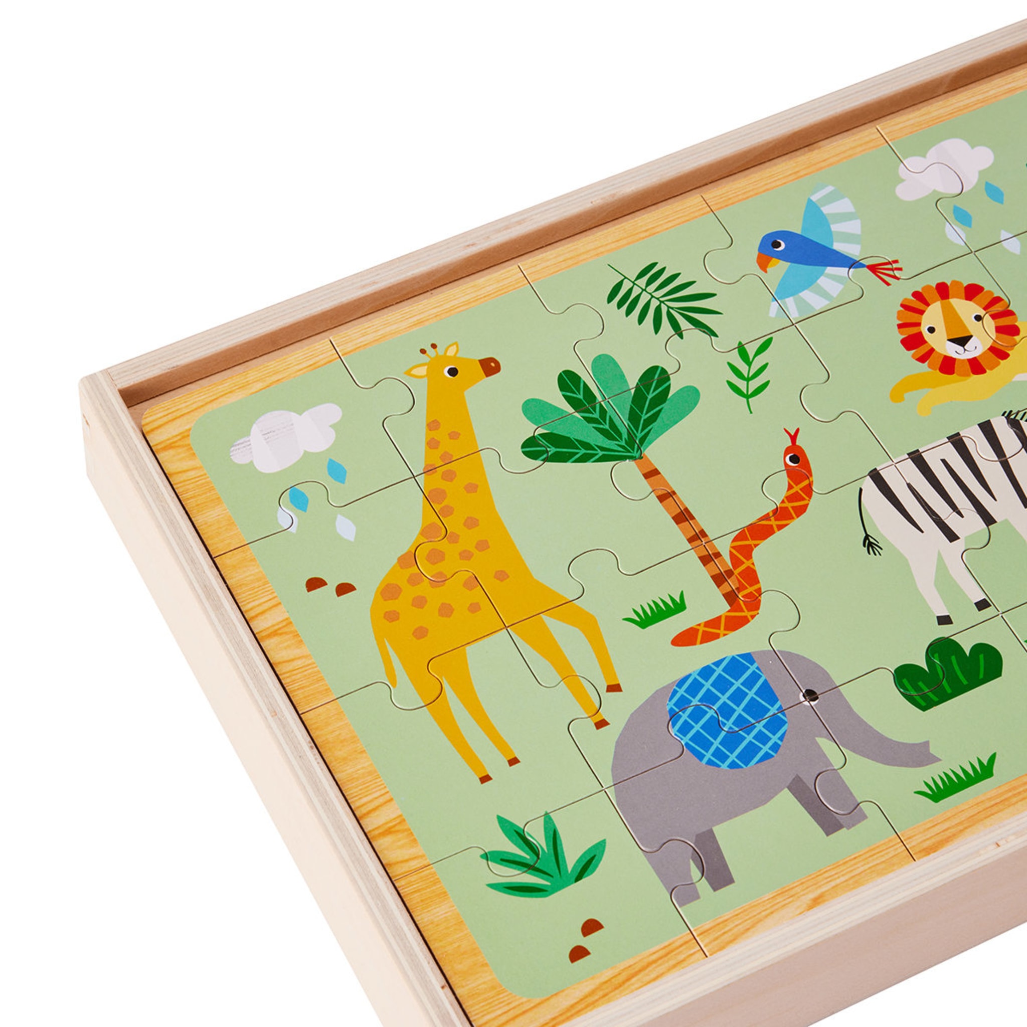 Wooden Puzzle Gift Set Kmart