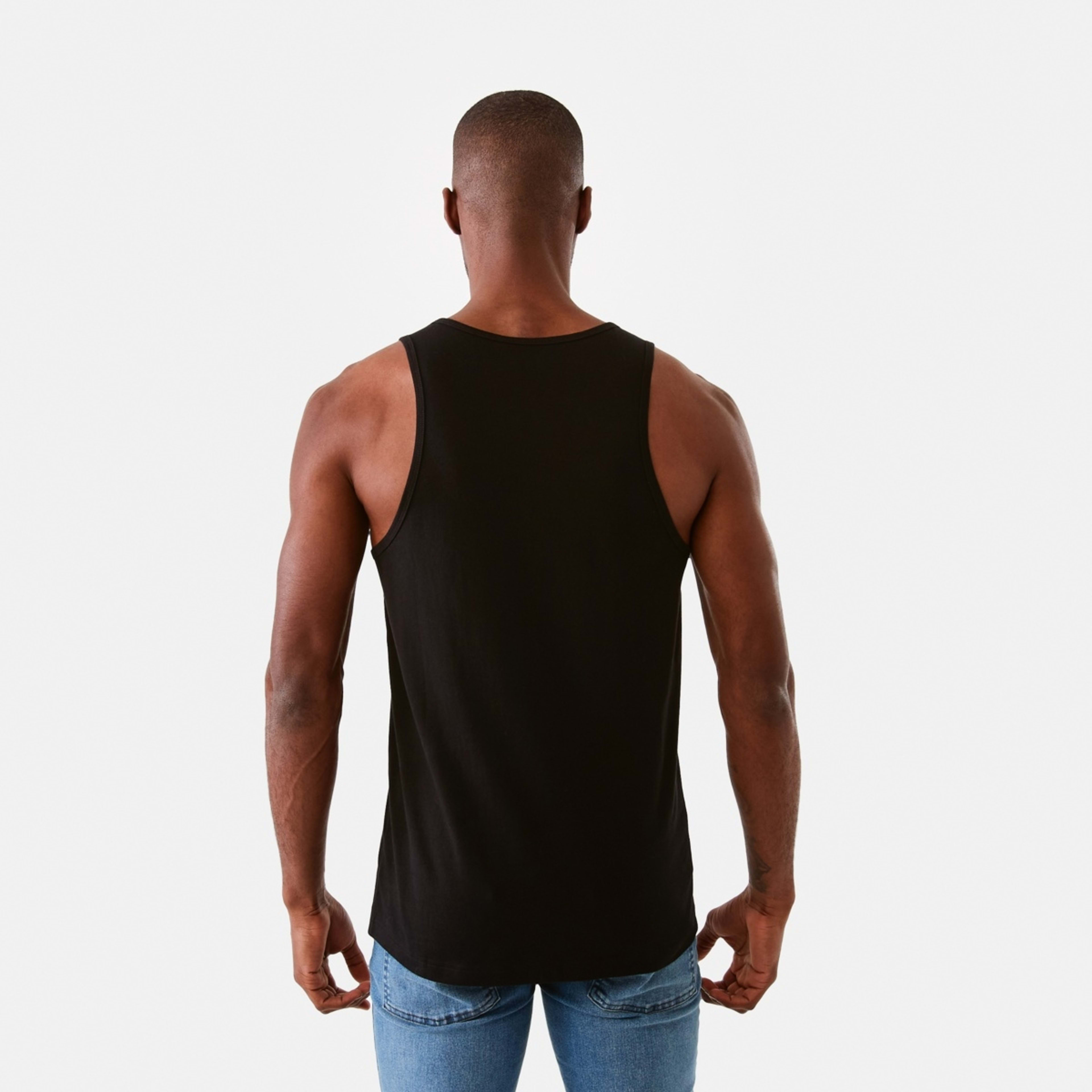 3 Plain Tank Black, 3 of 5