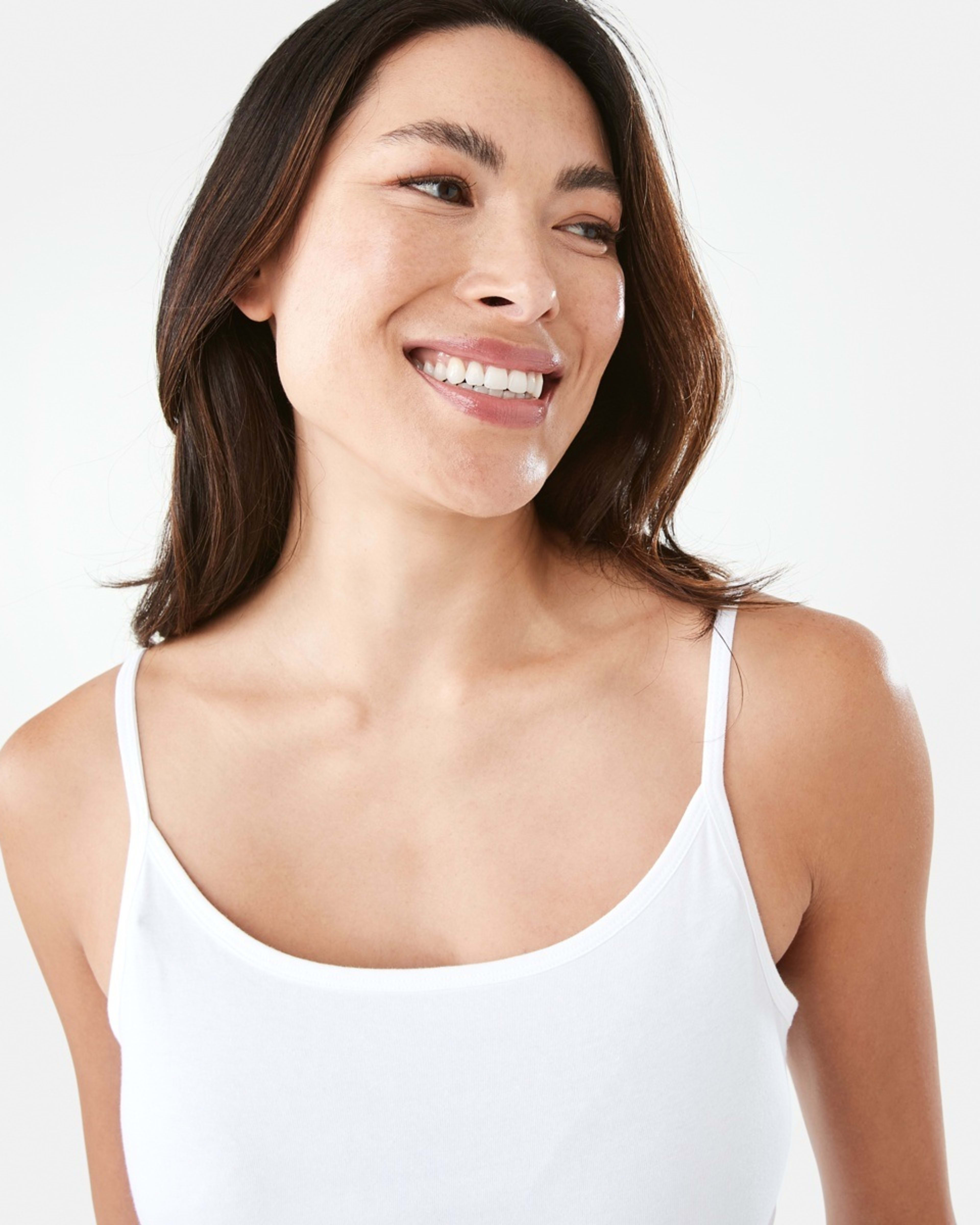 5 Sleeveless Stretch Camisole WHITE, 5 of 6