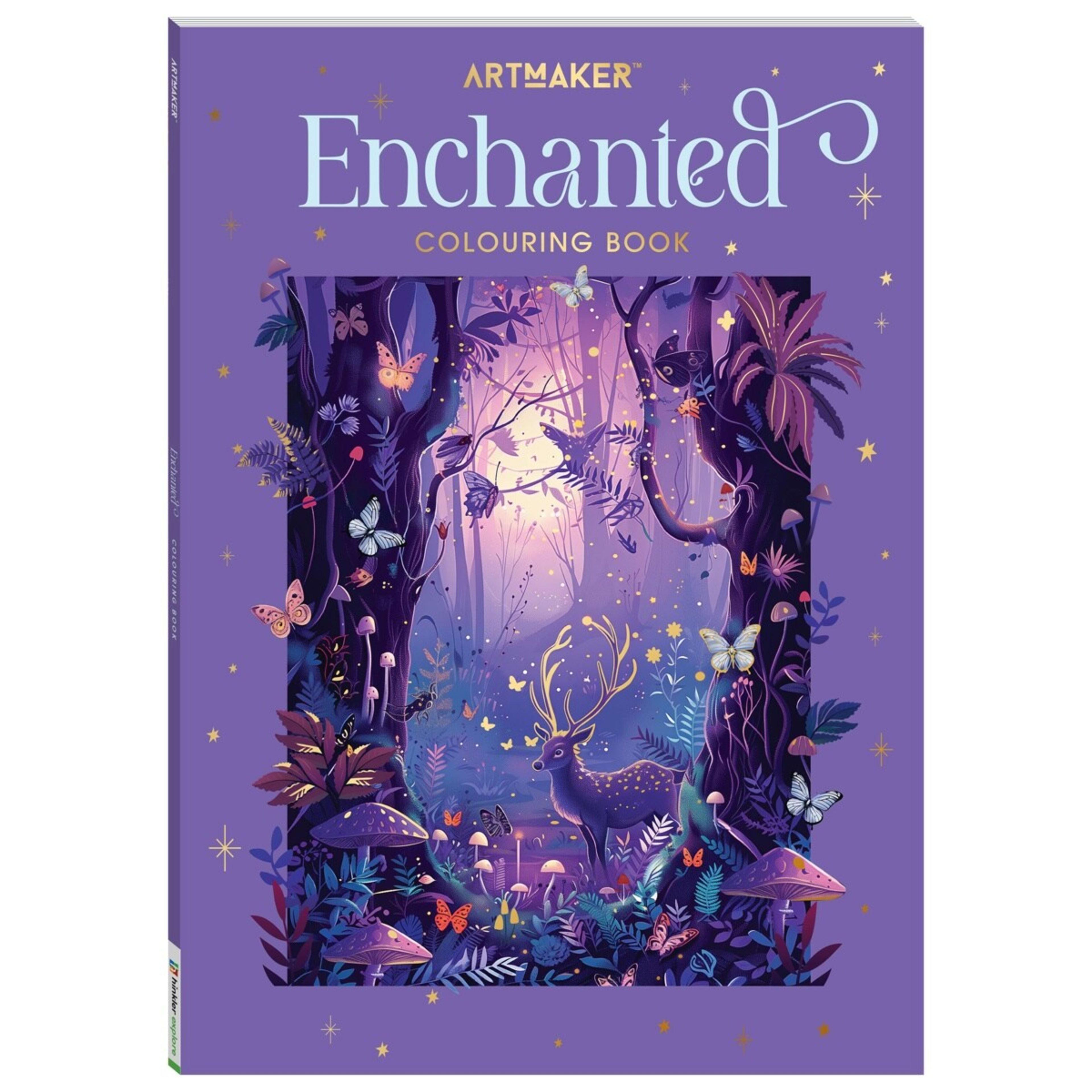 1 Art Maker Enchanted Colouring Book - Book, 1 of 5