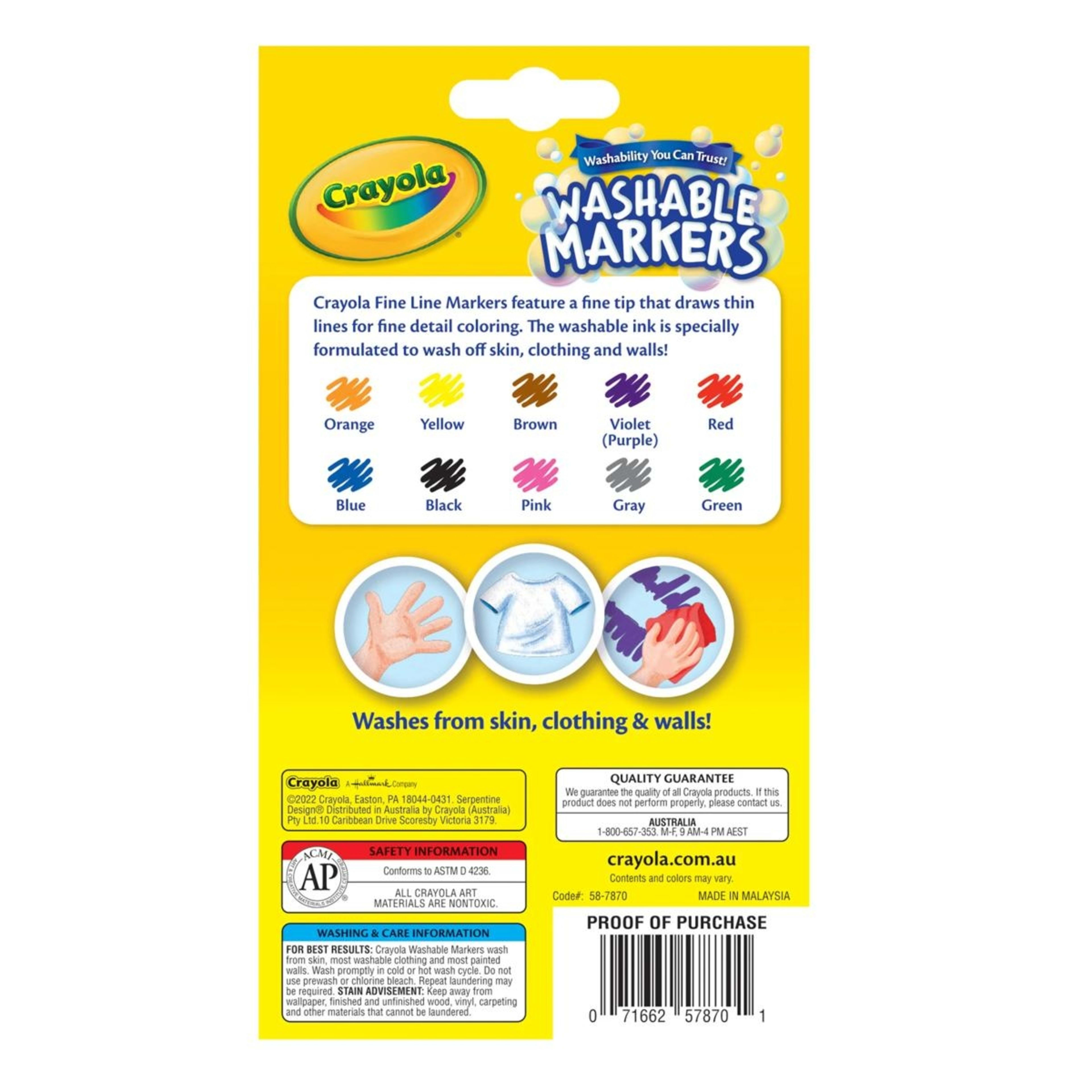 3 Crayola Ultra-Clean Washable Markers, 3 of 3