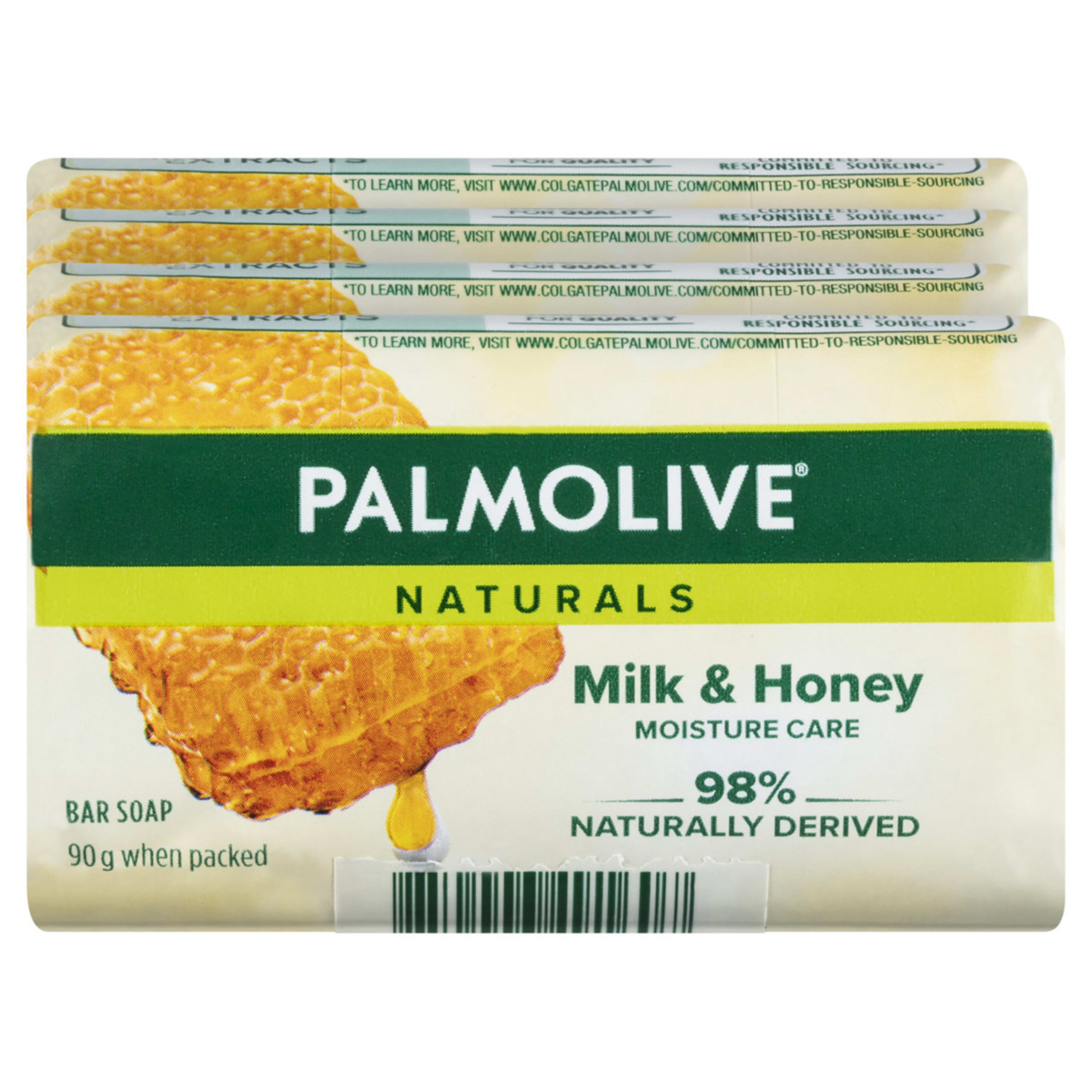 1 Palmolive 4 Pack Naturals Replenishing Soap Bar
