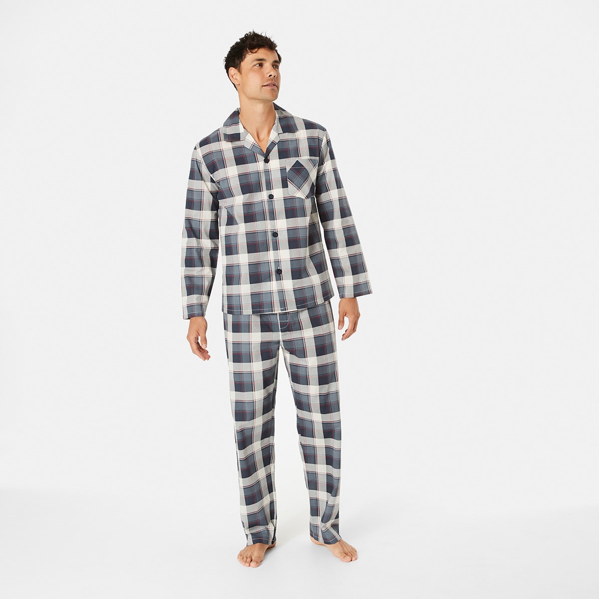 Long Leg Woven Pyjama Set - Kmart