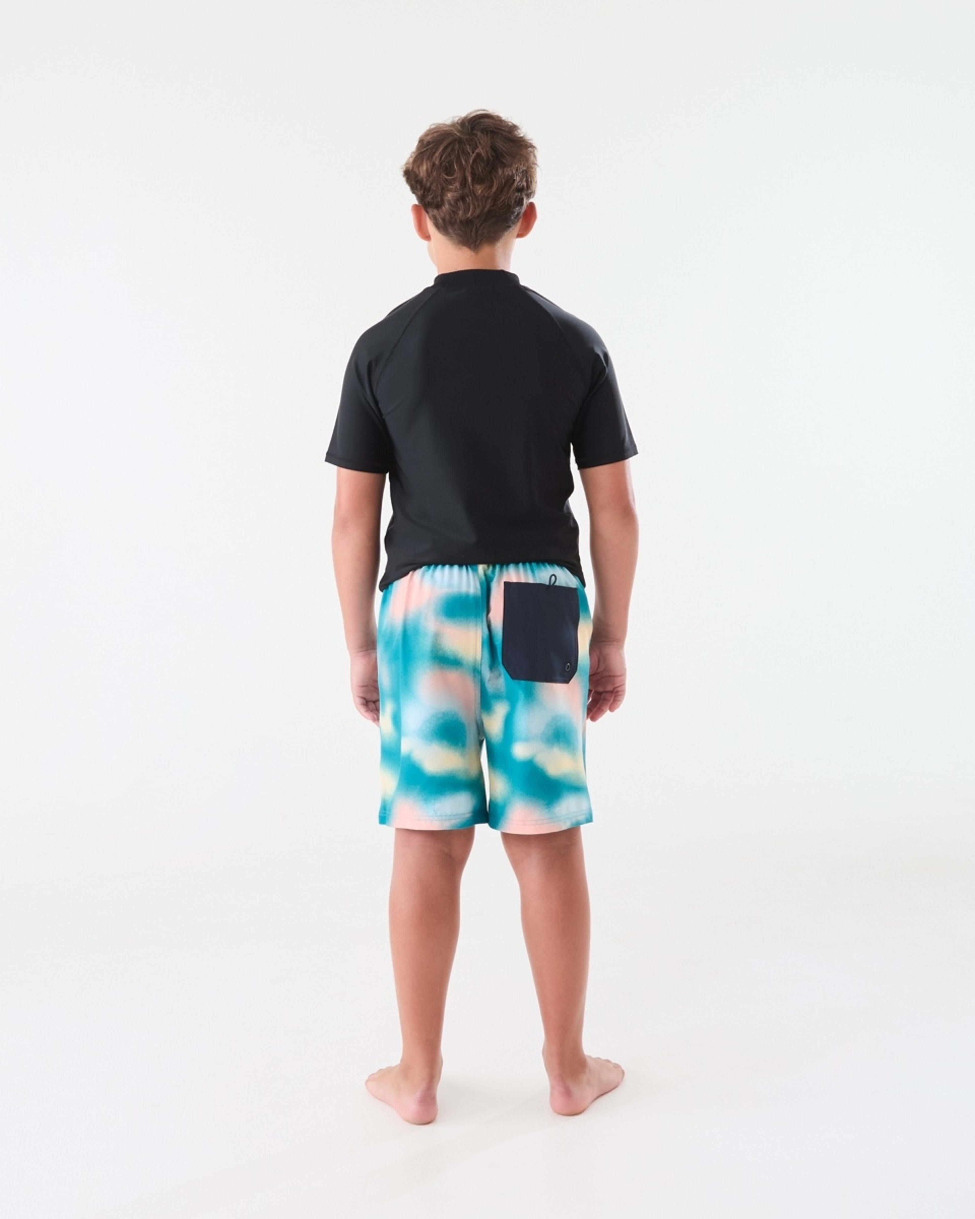 7 Longline Printed Swim Shorts Grn Surf, 7 of 7