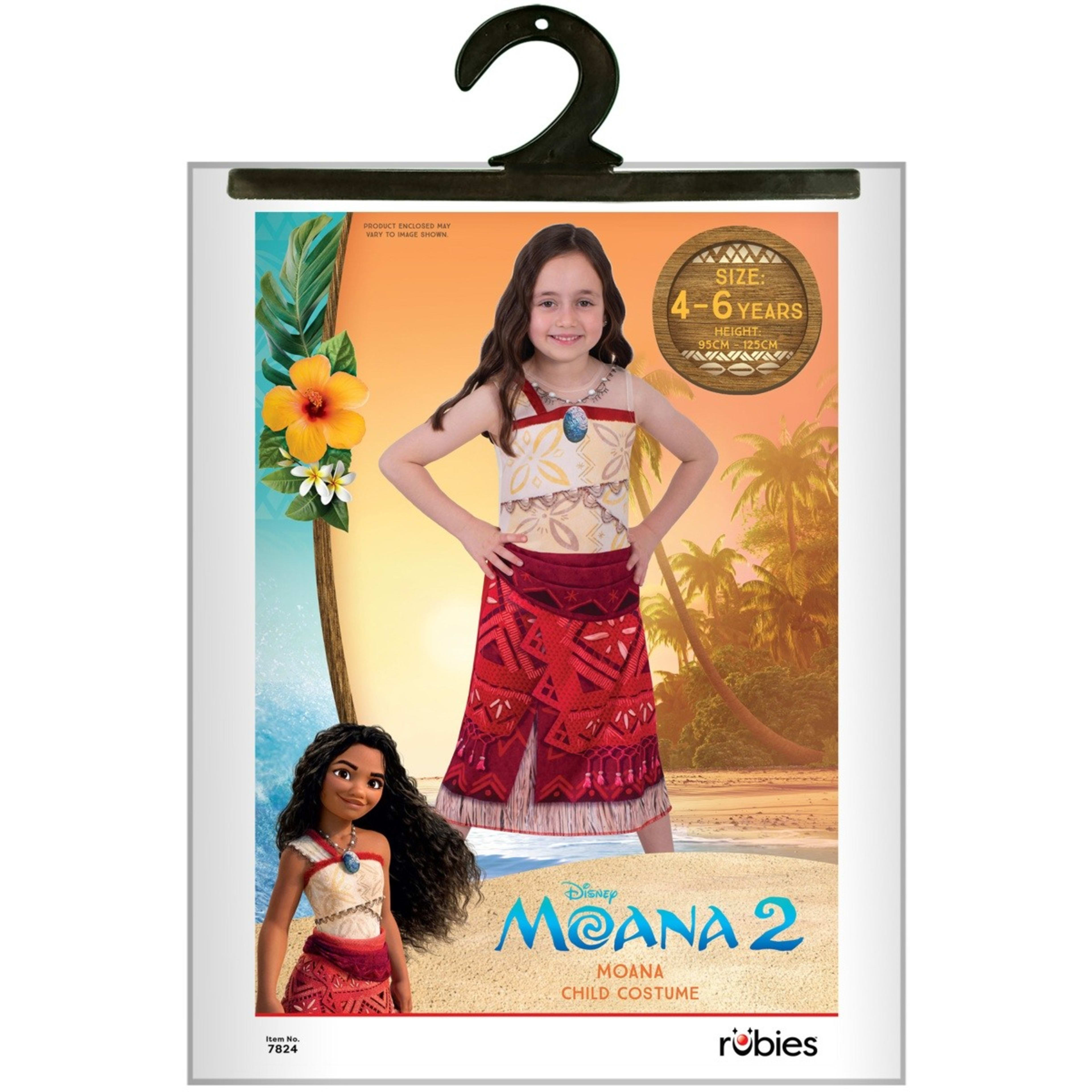 5 Disney Moana 2 Child Costume - Ages 4-6, 5 of 5