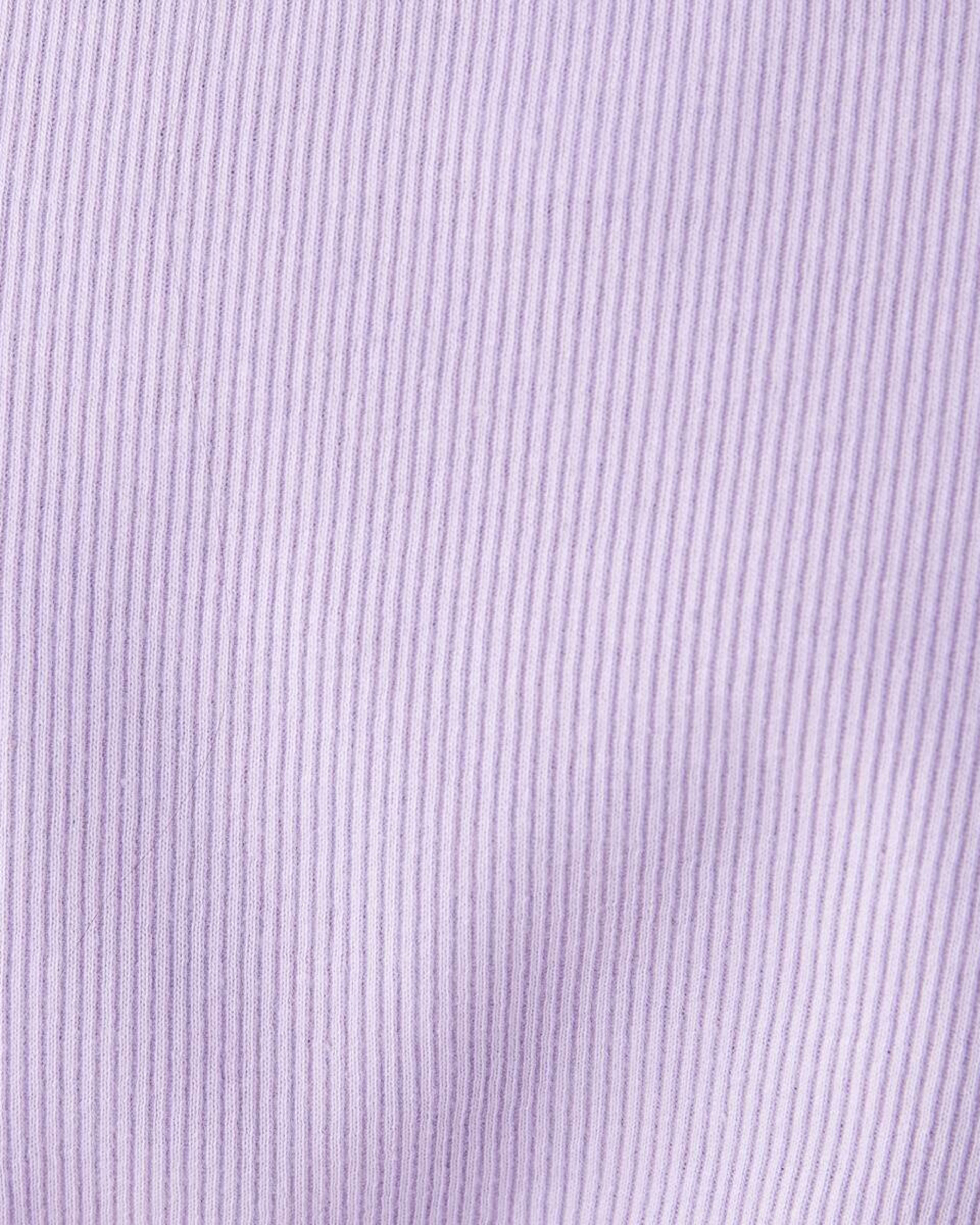 6 Short Sleeve Rib T-shirt PASTEL LILAC, 6 of 8