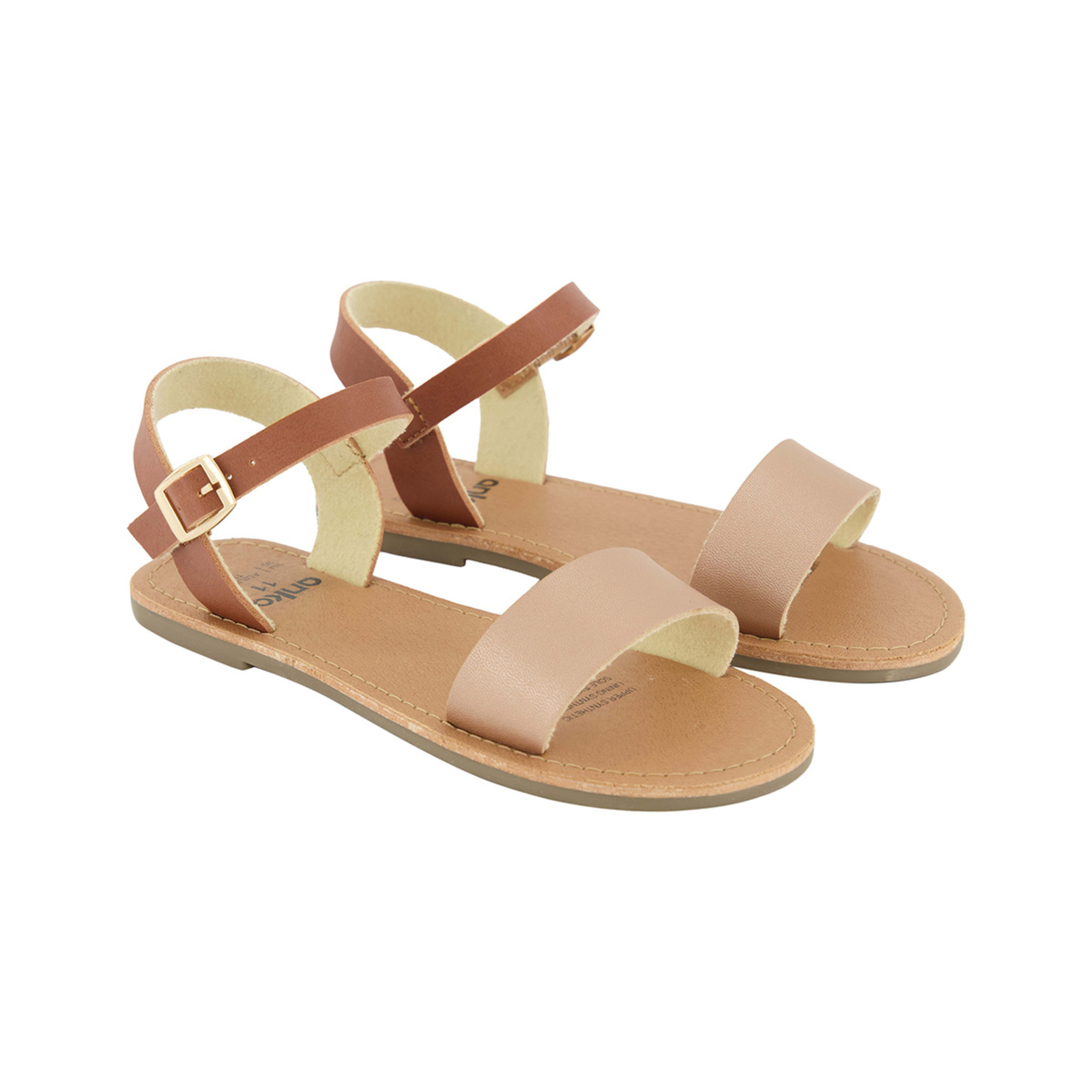 2 Junior Sandals Tan Gold, 2 of 4