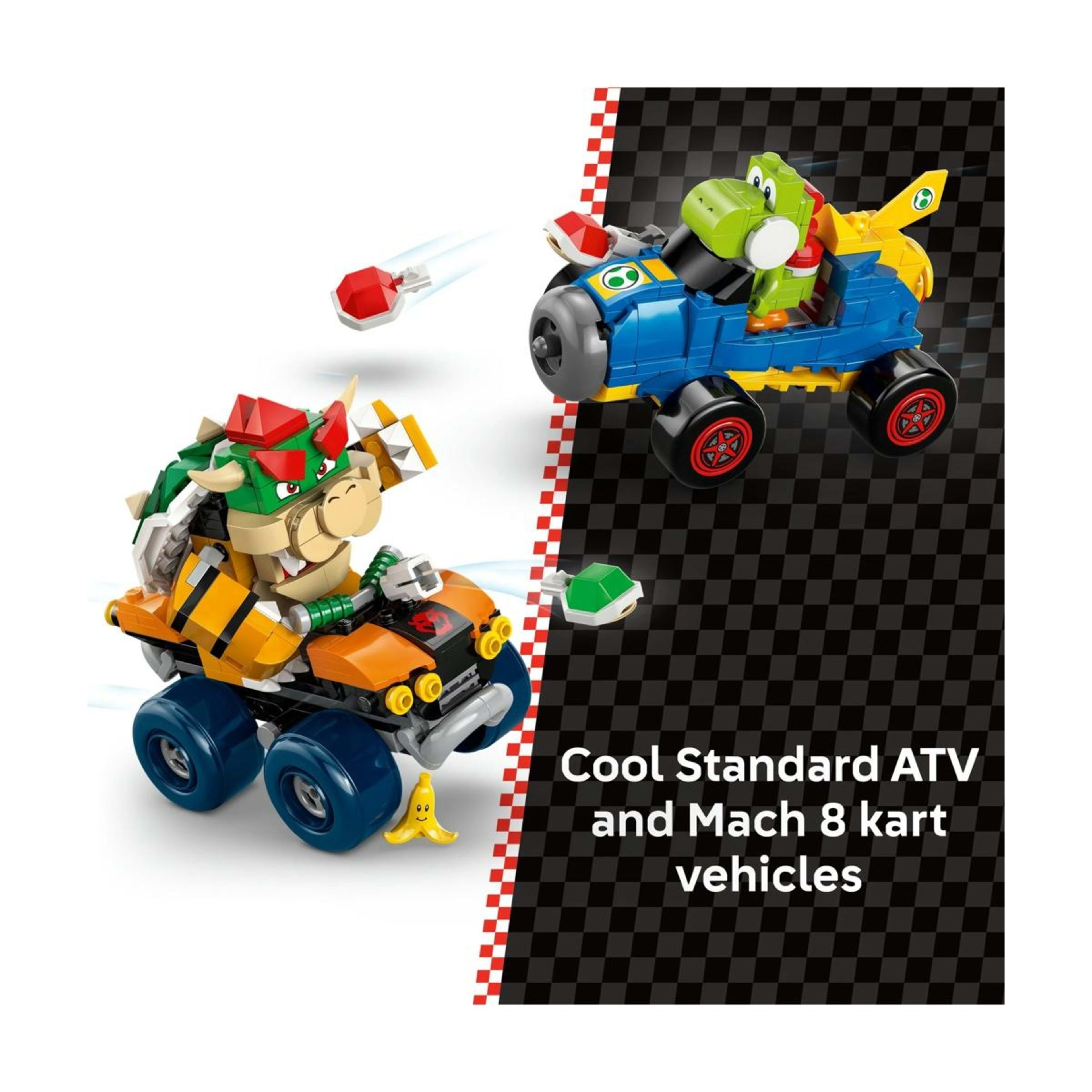 4 LEGO Super Mario Mario Kart - Bowser's Castle 72039, 4 of 10