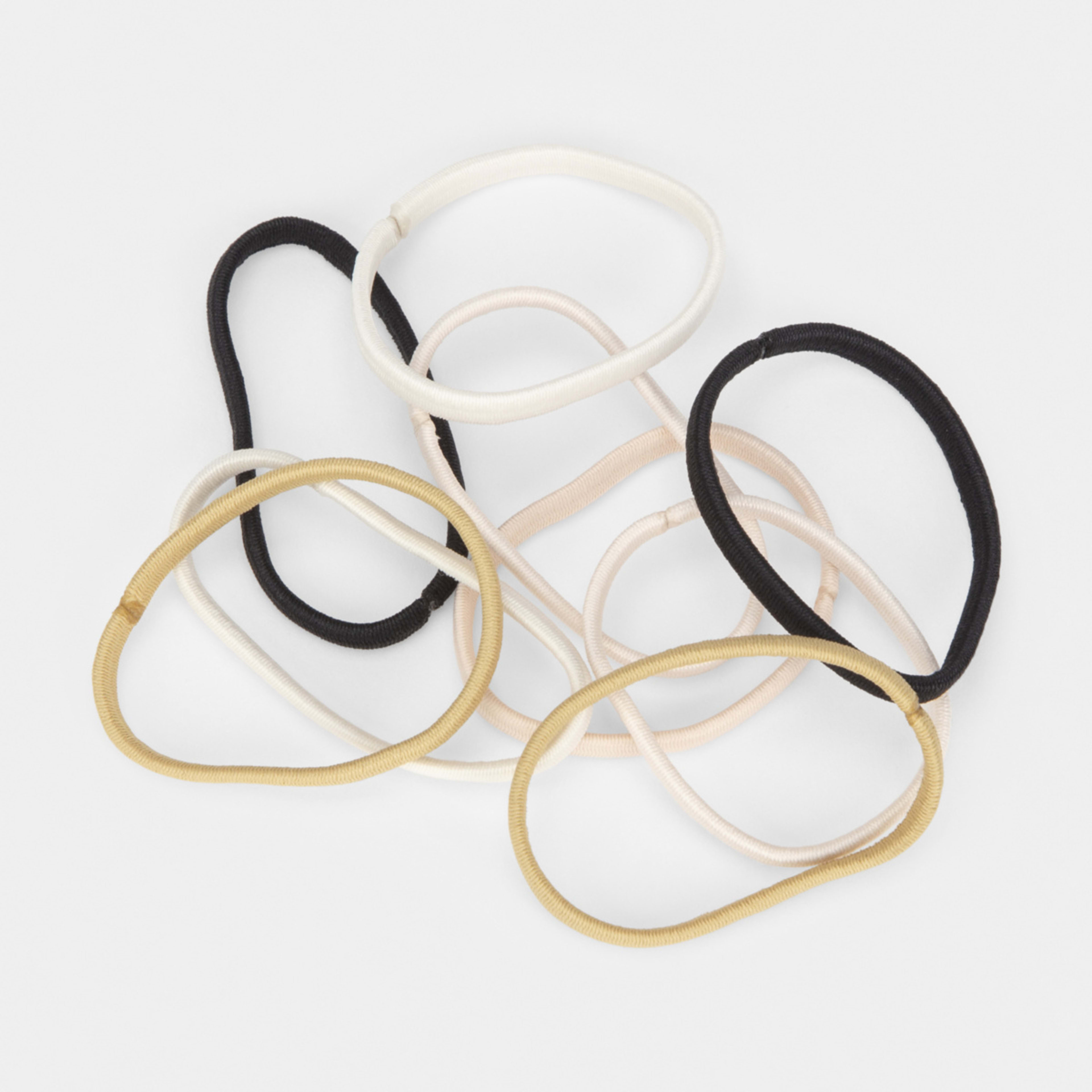 10 Pack Flat Hair Elastics Kmart NZ