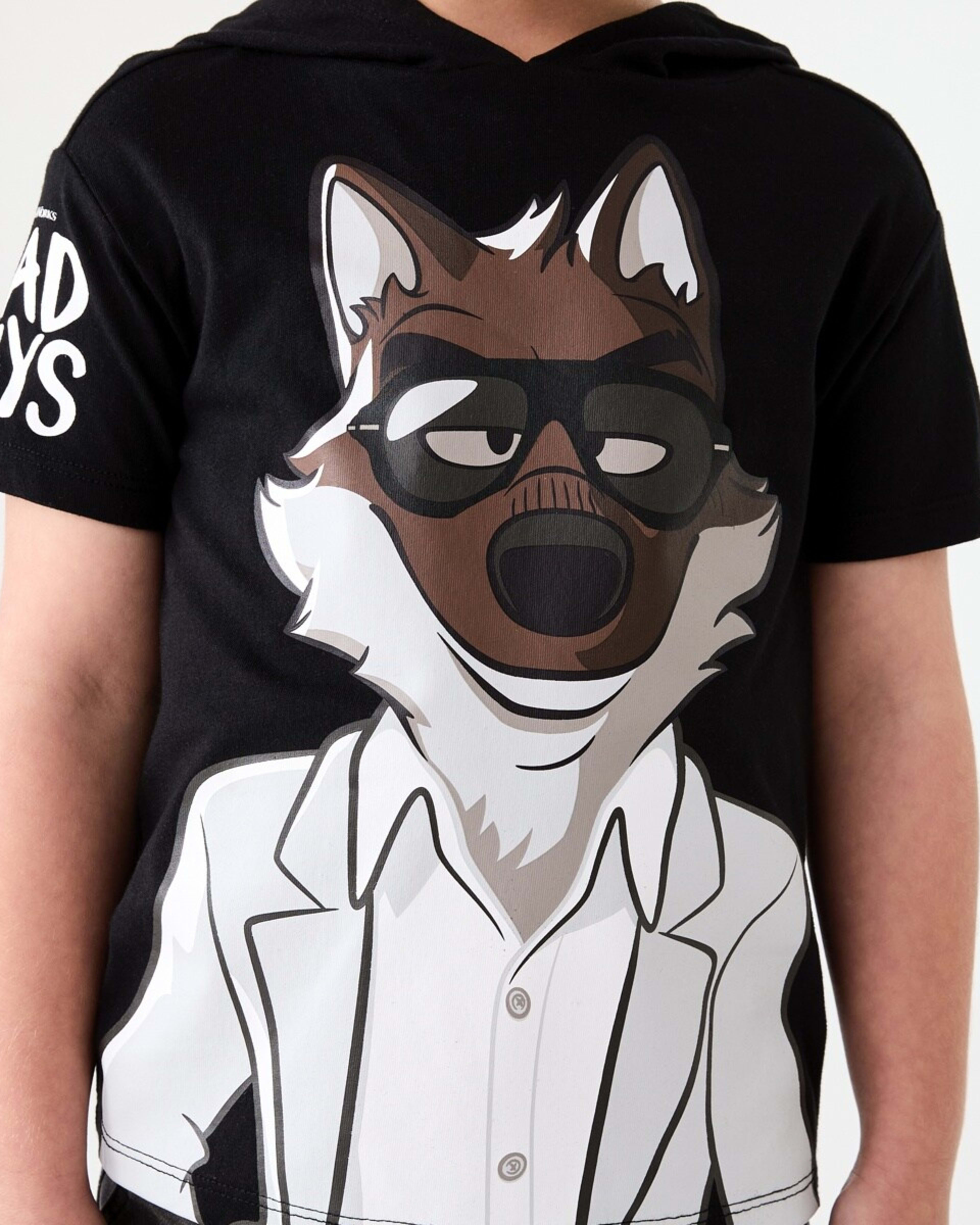 5 The Bad Guys License Character Hooded T-shirt BAD GUYS MR WOLF, 5 of 8