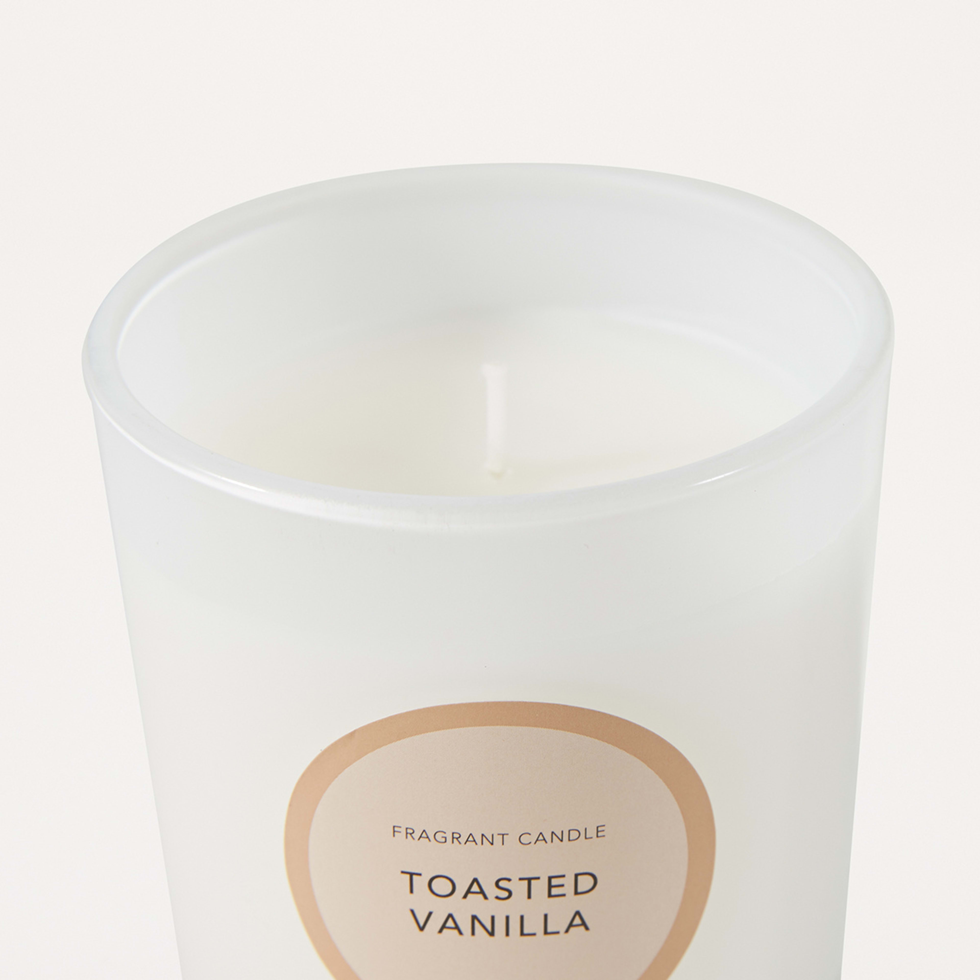 Toasted Vanilla Fragrant Candle Medium Kmart