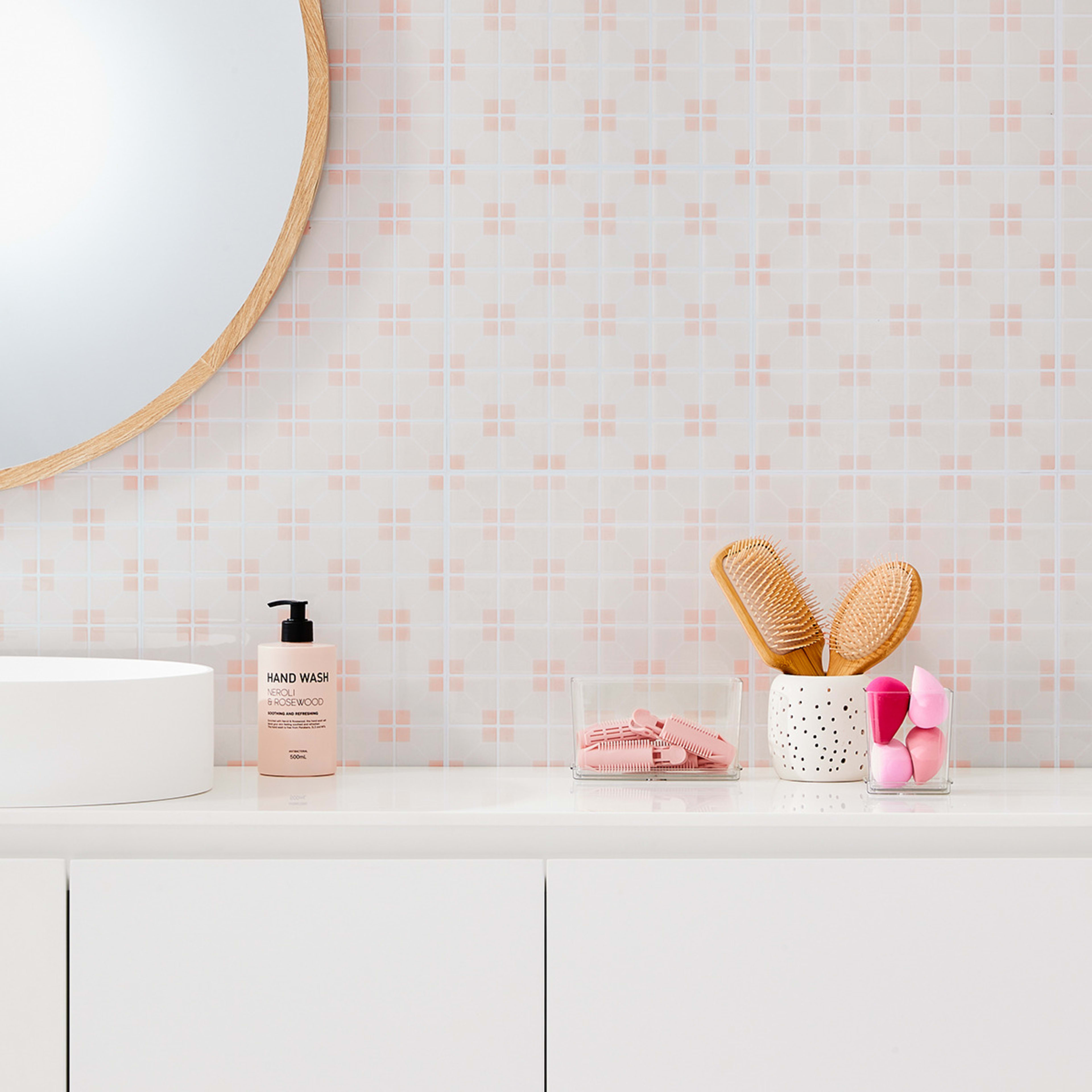 5 Pack Self Adhesive 3D Tiles Square Lattice Kmart