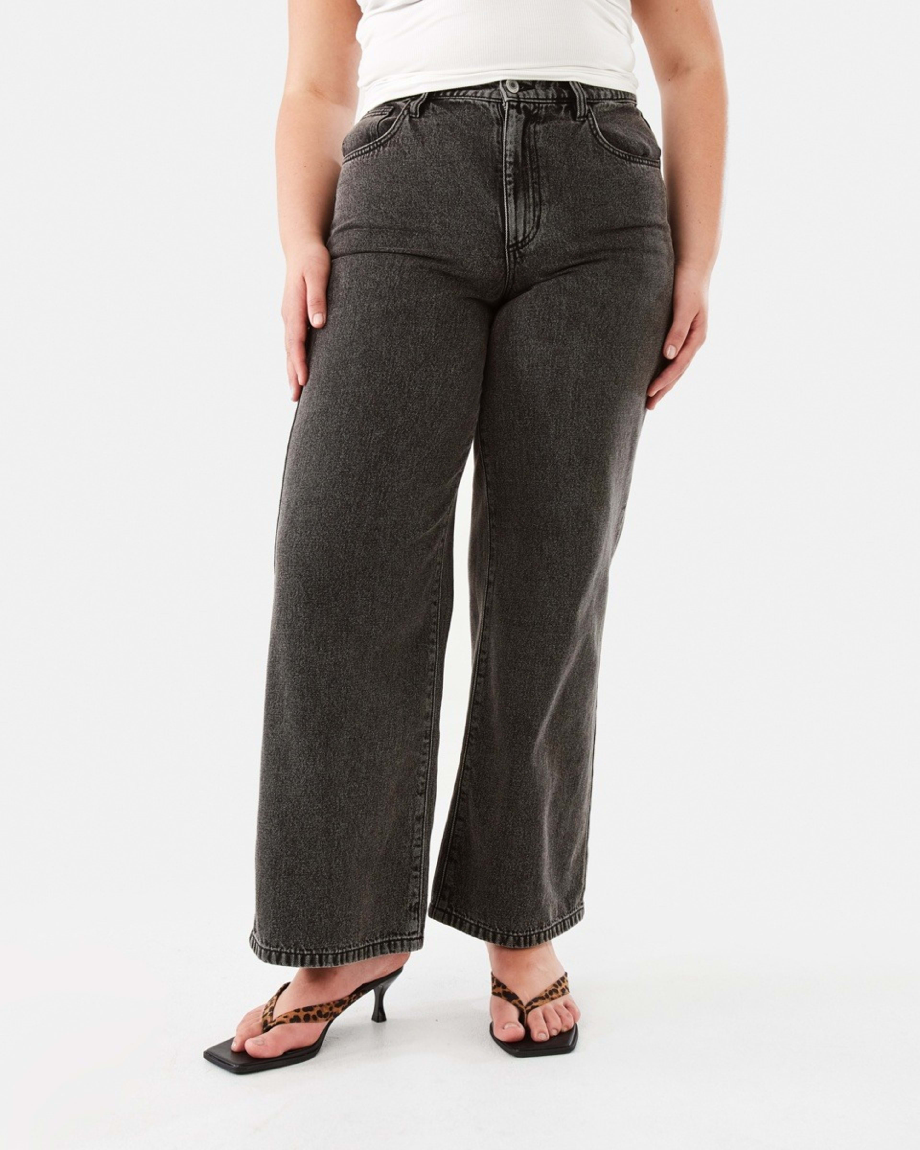 1 Wide Leg Jeans BLACK WASH