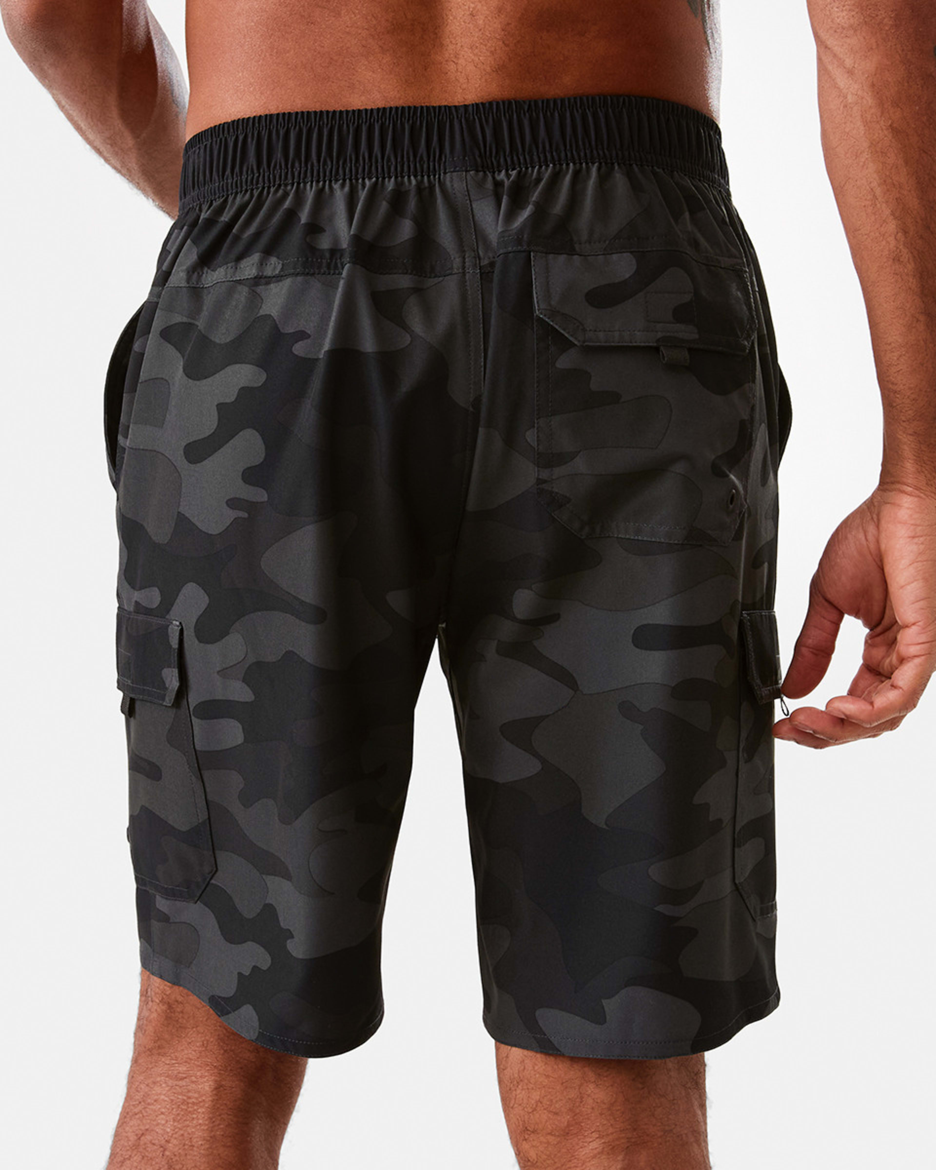 3 Stretch Cargo Boardshorts Gry Camo, 3 of 7