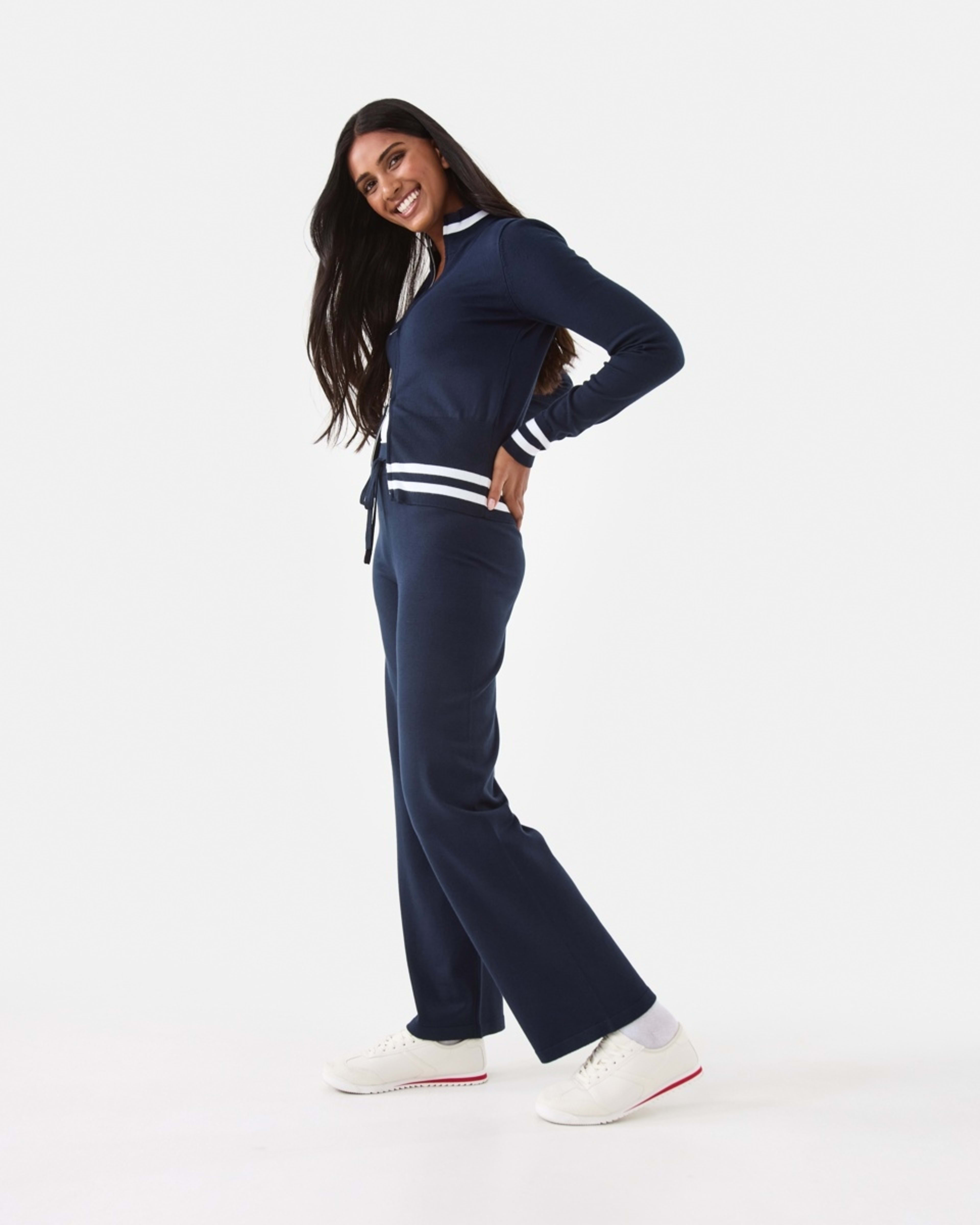 4 Zip Through Cardigan Navy Blaze, 4 of 8