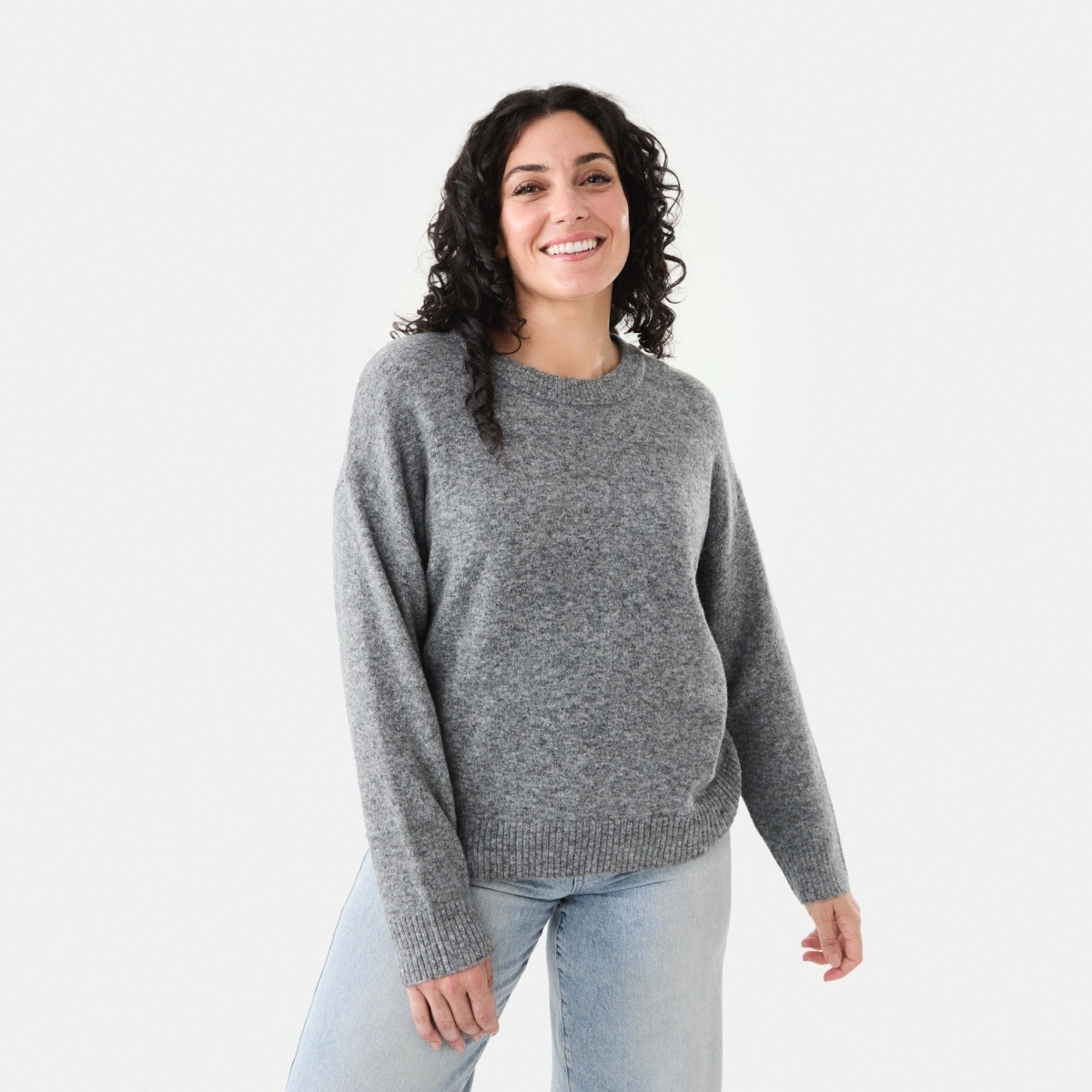 1 Relaxed Jumper Gry Chmrle, 1 of 5