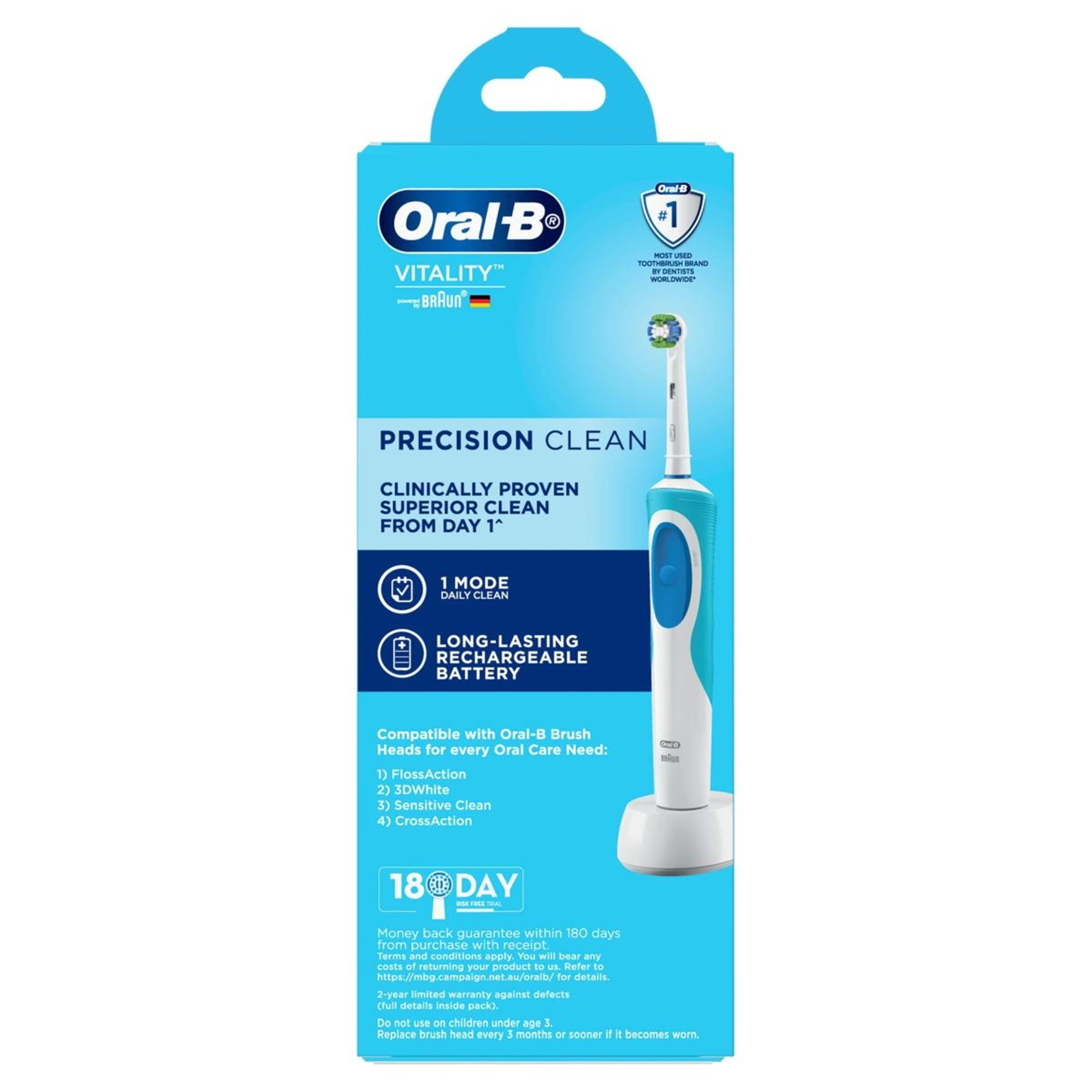 3 Oral-B Vitality Precision Clean Electric Toothbrush, 3 of 10