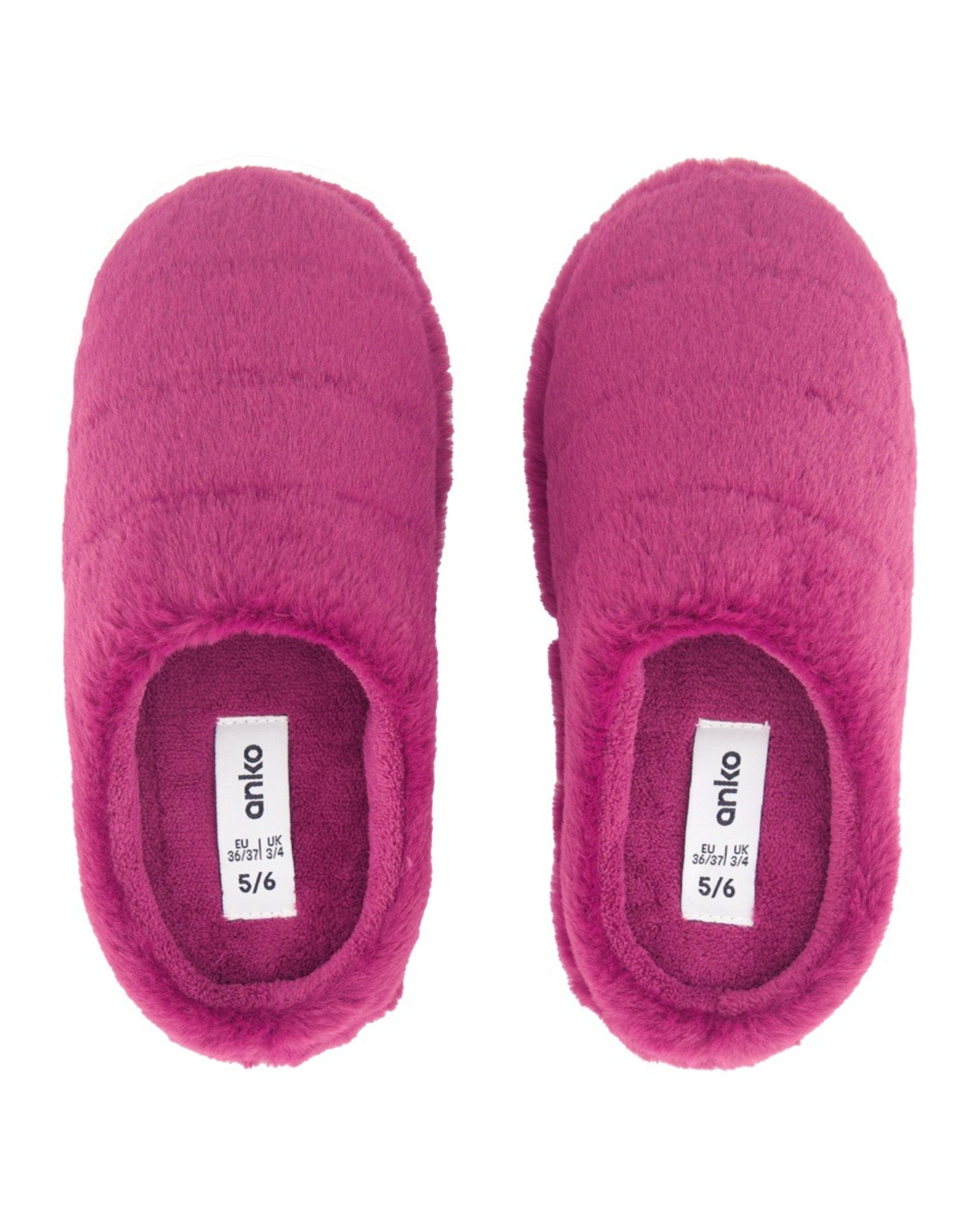 2 Quilted Scuffs Plum Purpl, 2 of 3