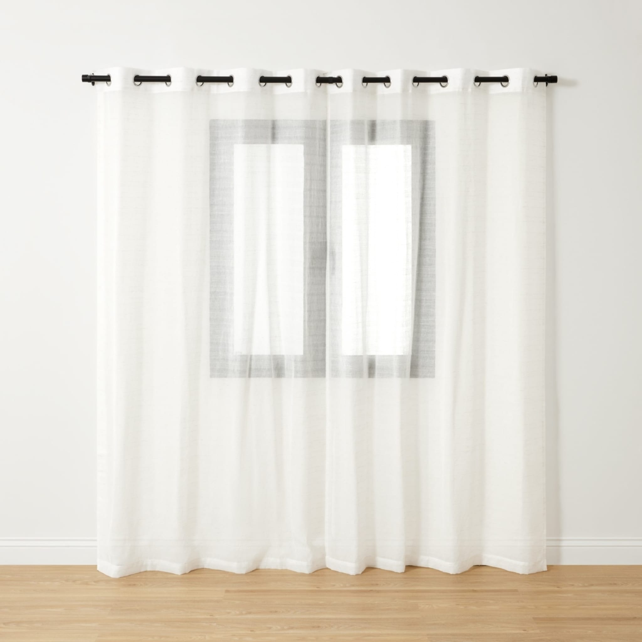 Tivoli Curtain - White - Kmart NZ