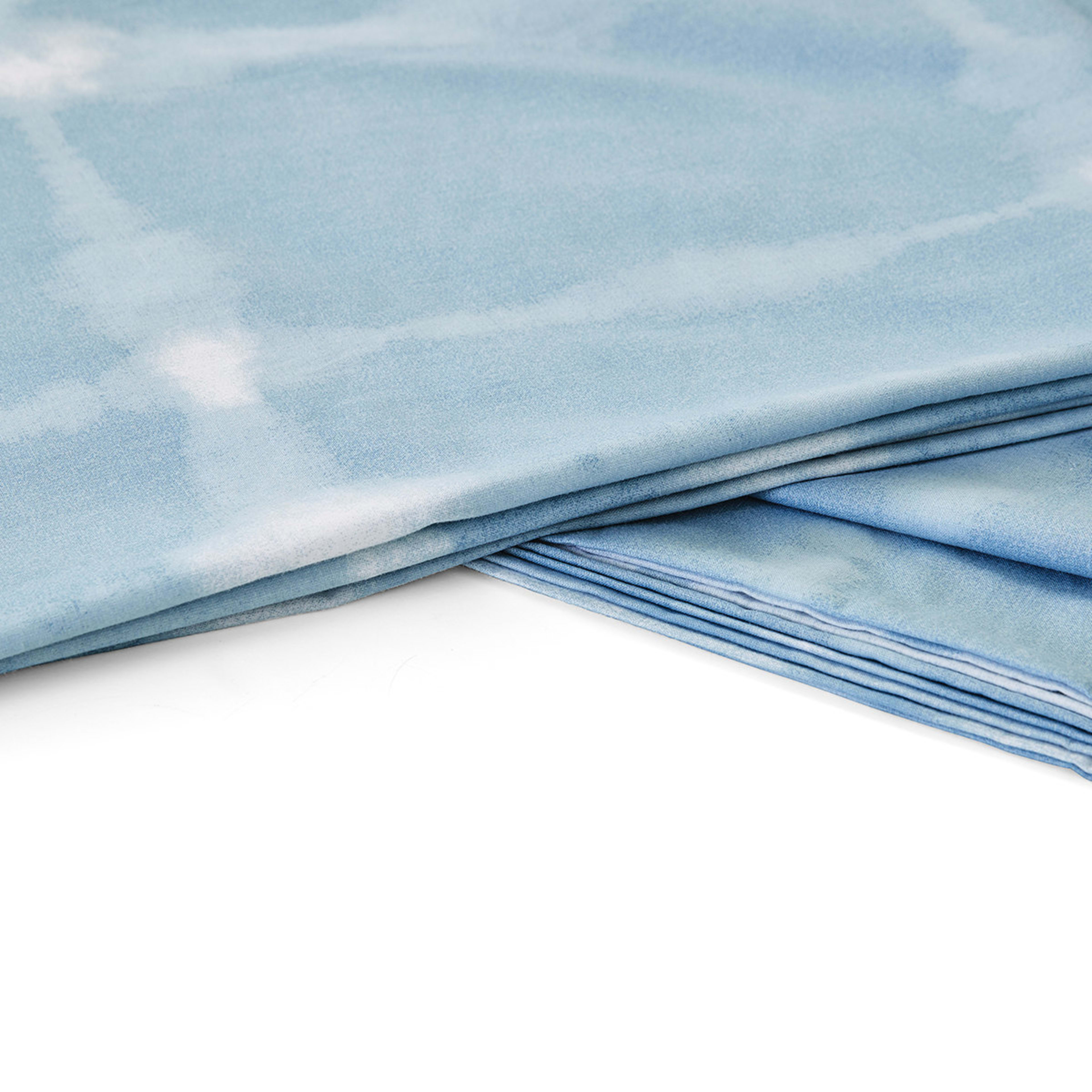 7 Kai Cotton Rich Reversible Quilt Cover Set - Double Bed, Blue, 7 of 7