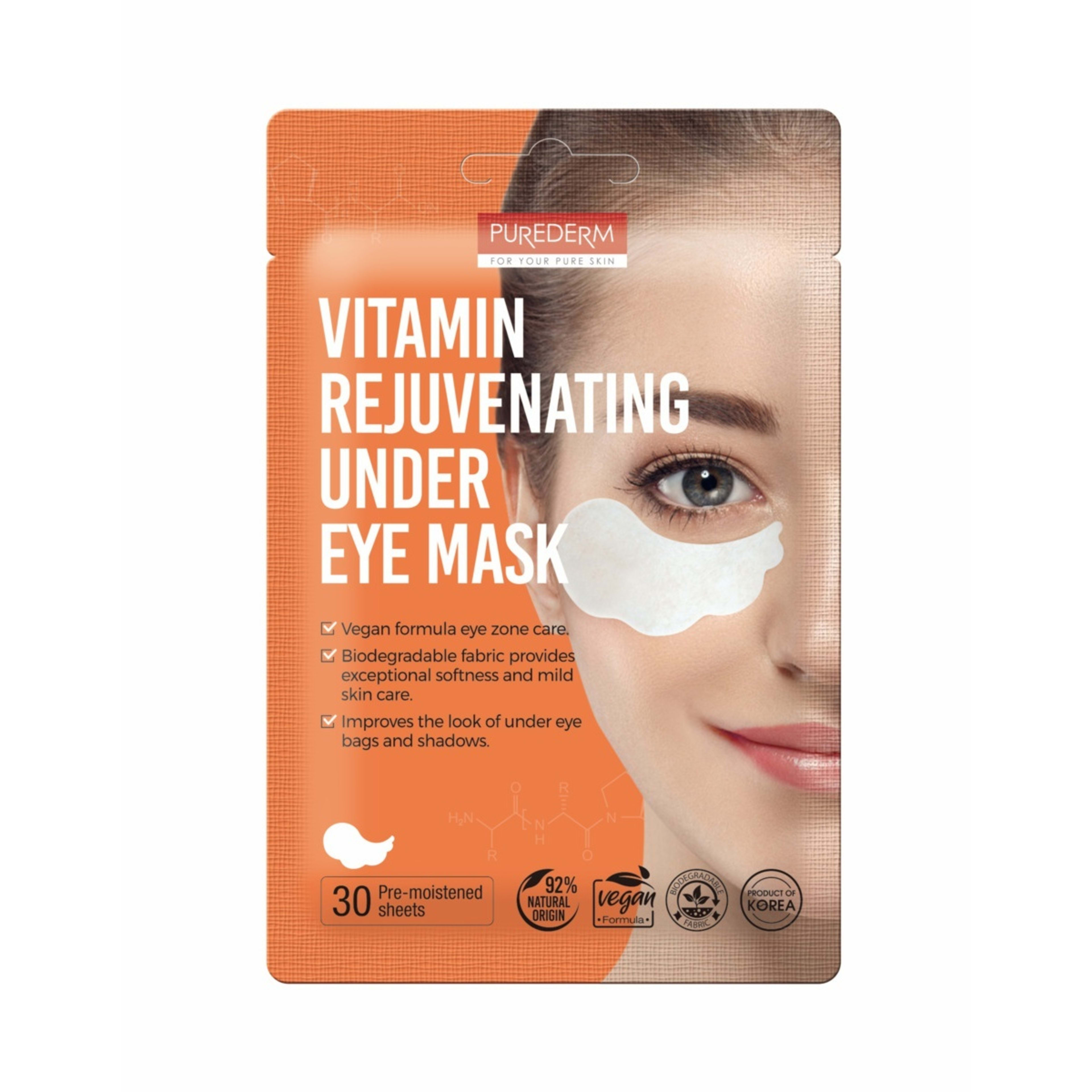 1 Purederm Vitamin Rejuvenating Under Eye Mask 30g